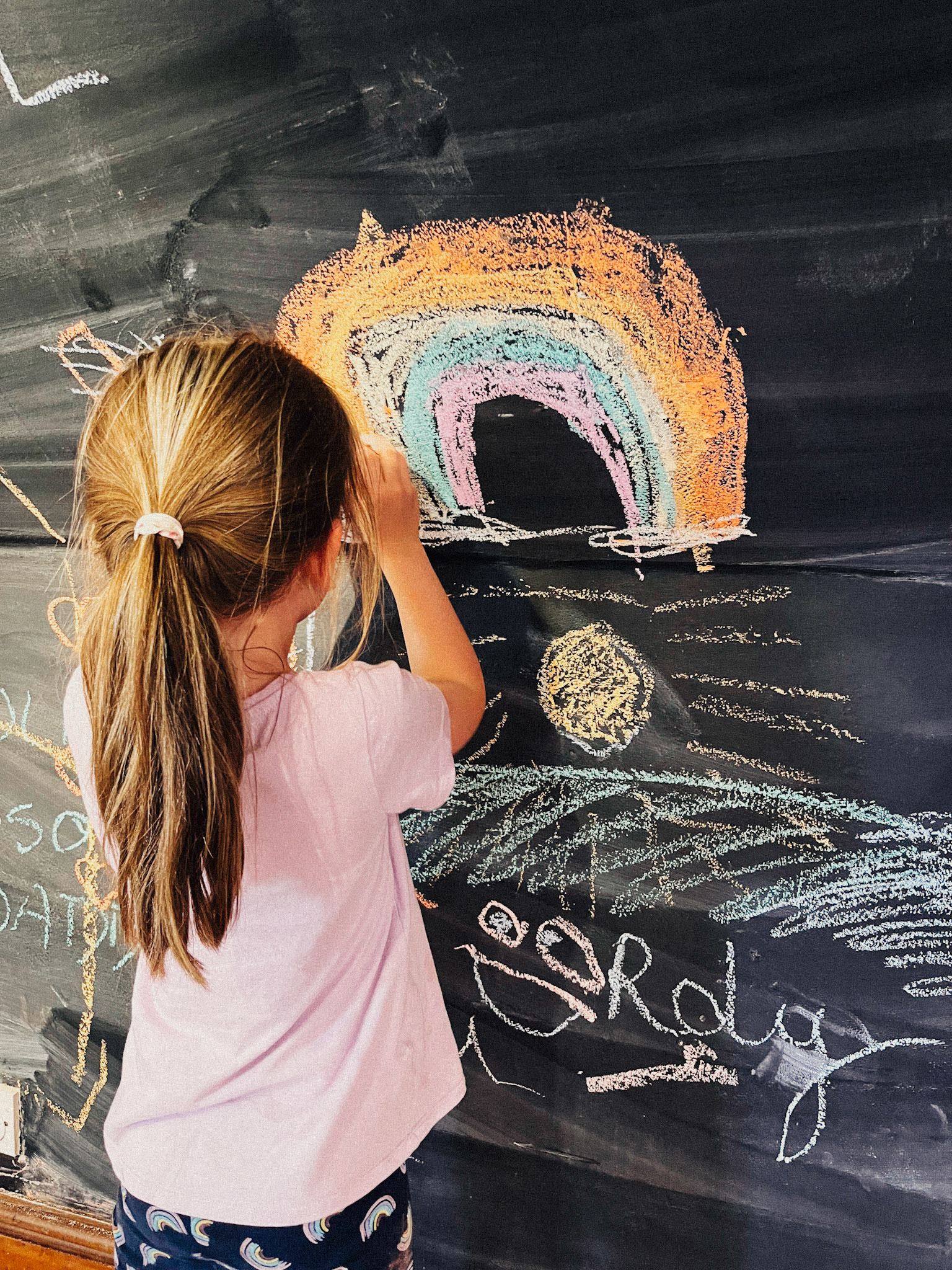 Girl drawing