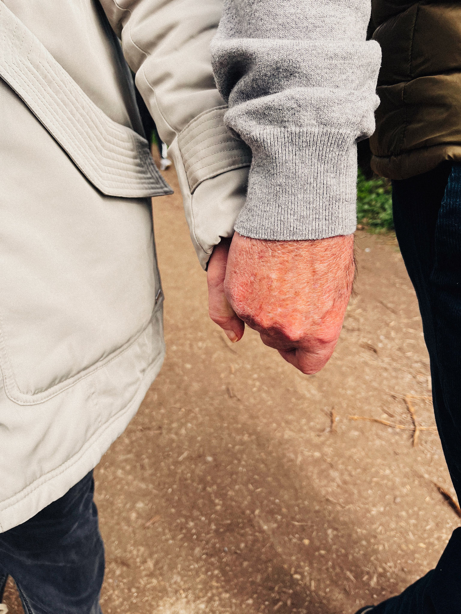 Holding hands