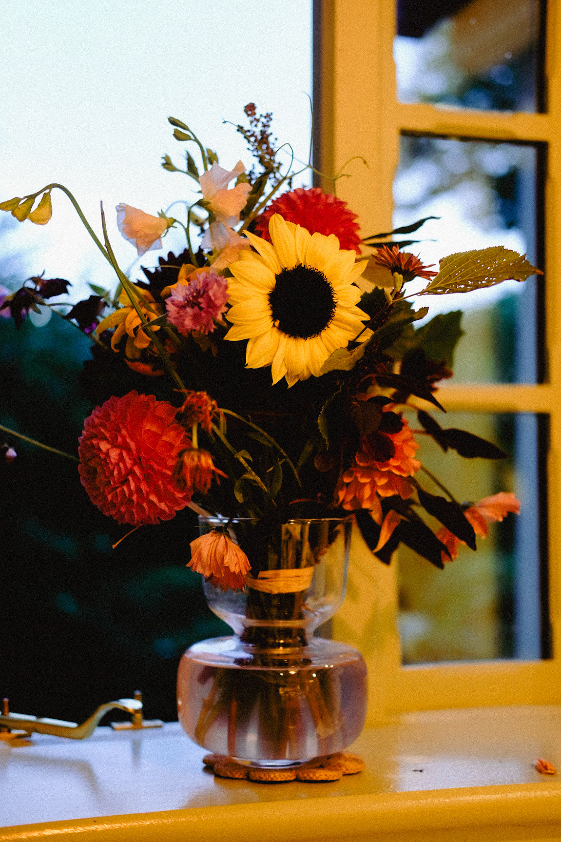Floral welcome, Highbrook Cottage