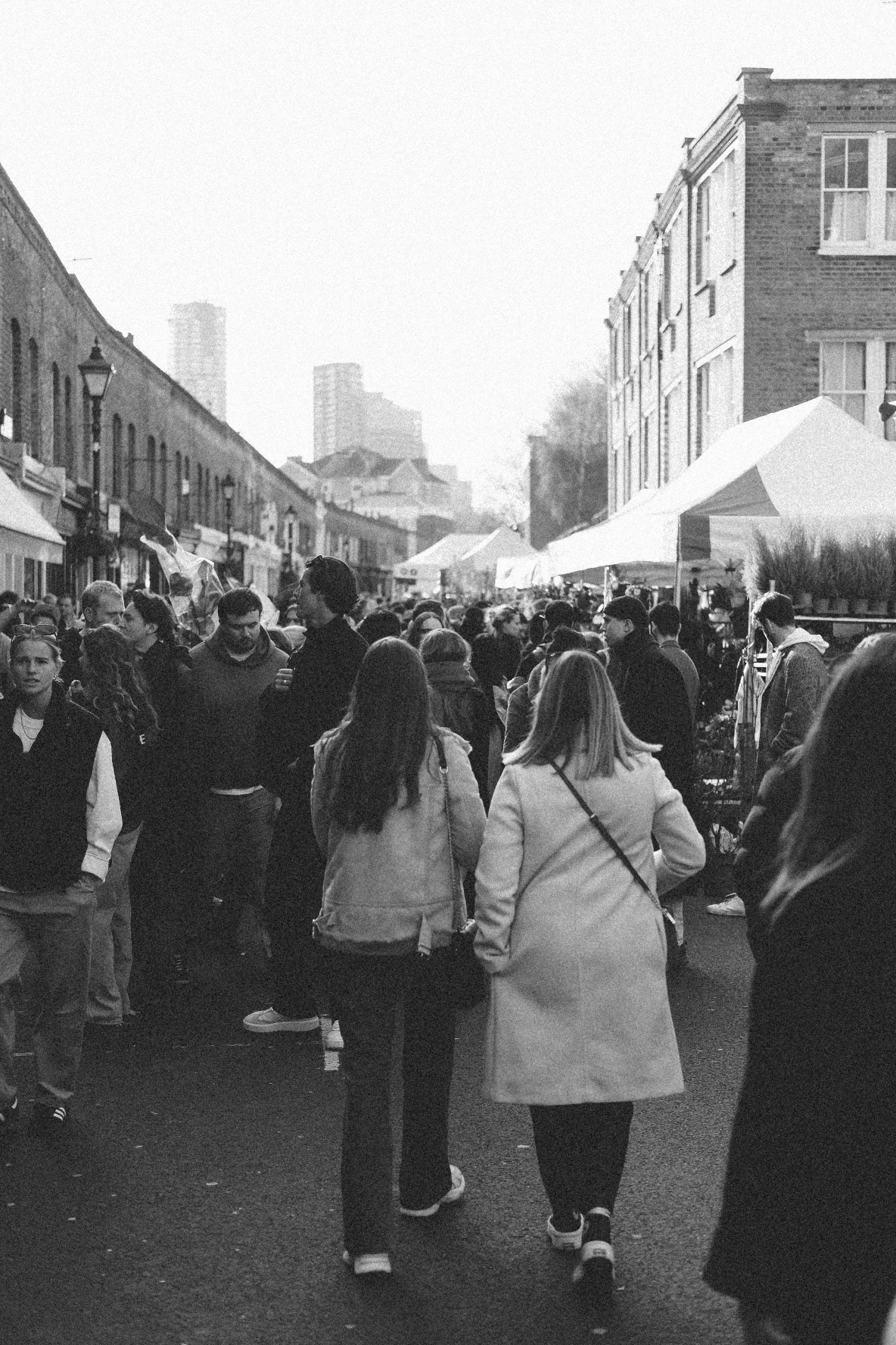 Crowd, Columbia Road, London