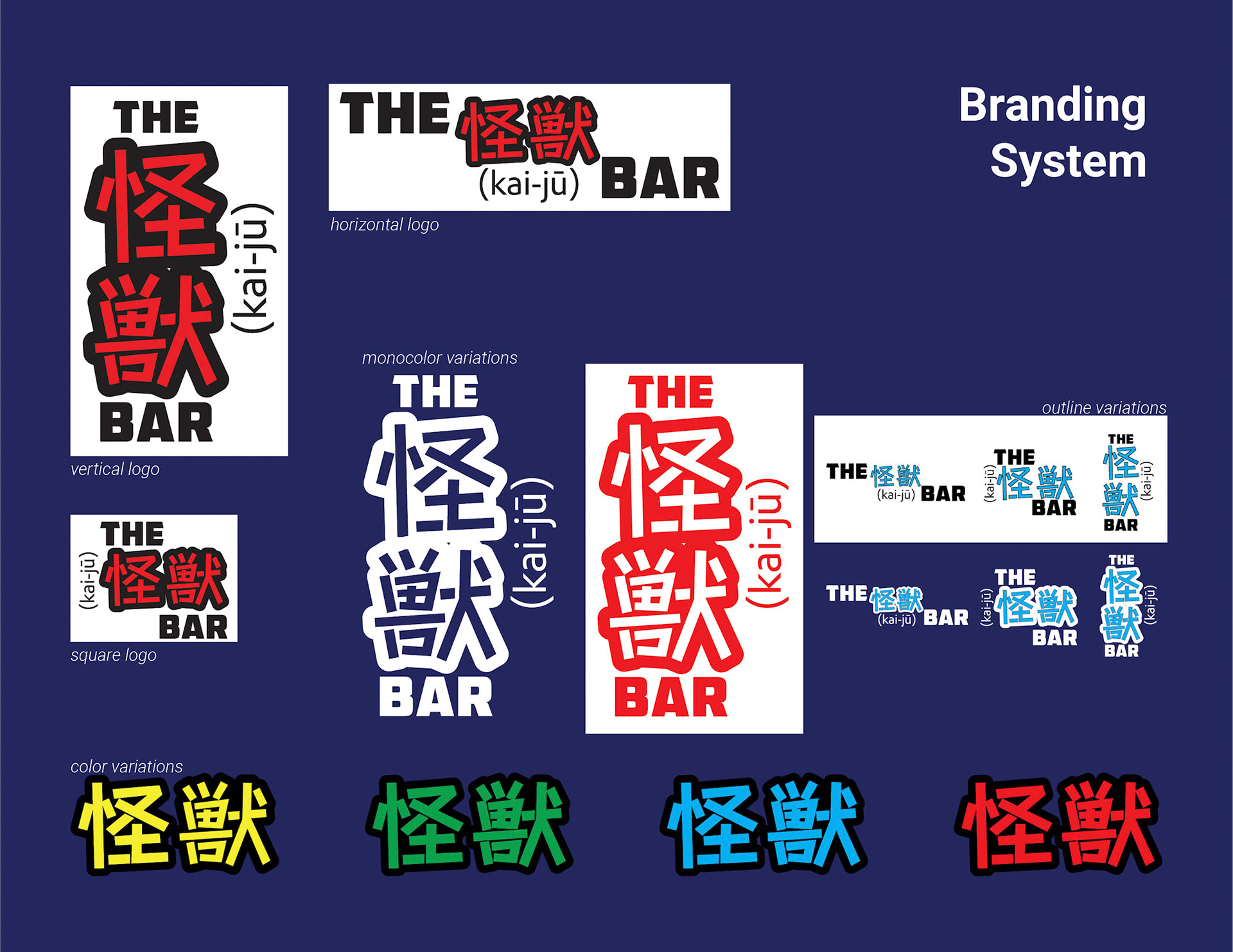 Logo Variations, Adobe Illustrator