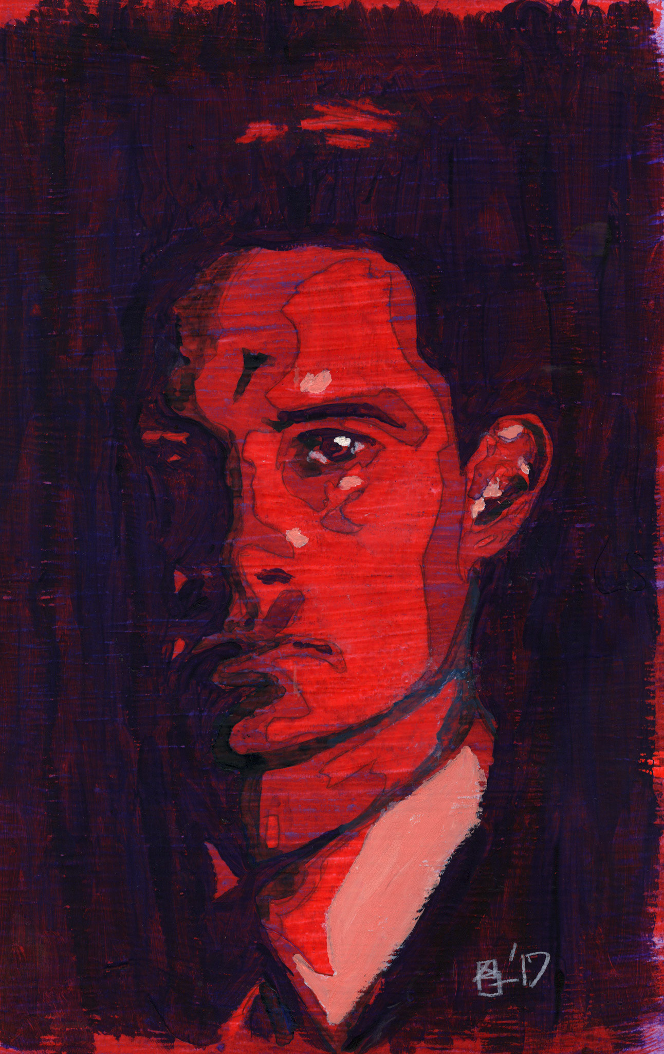 Cooper, Acrylic and Watercolors