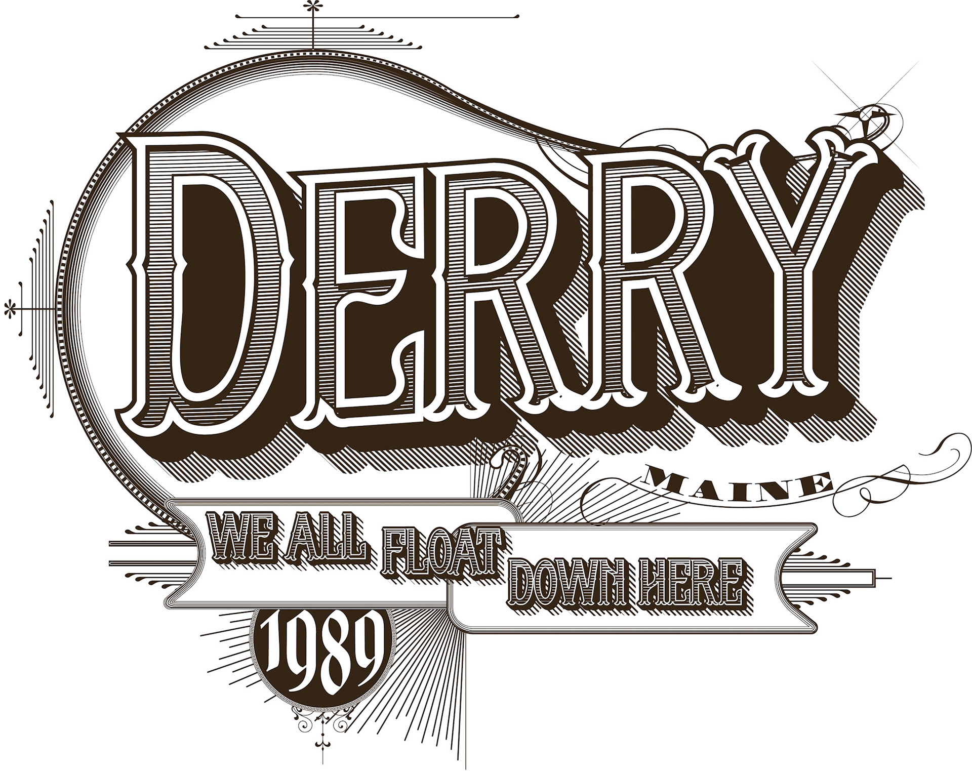 Derry Travel Graphic, Adobe Illustrator