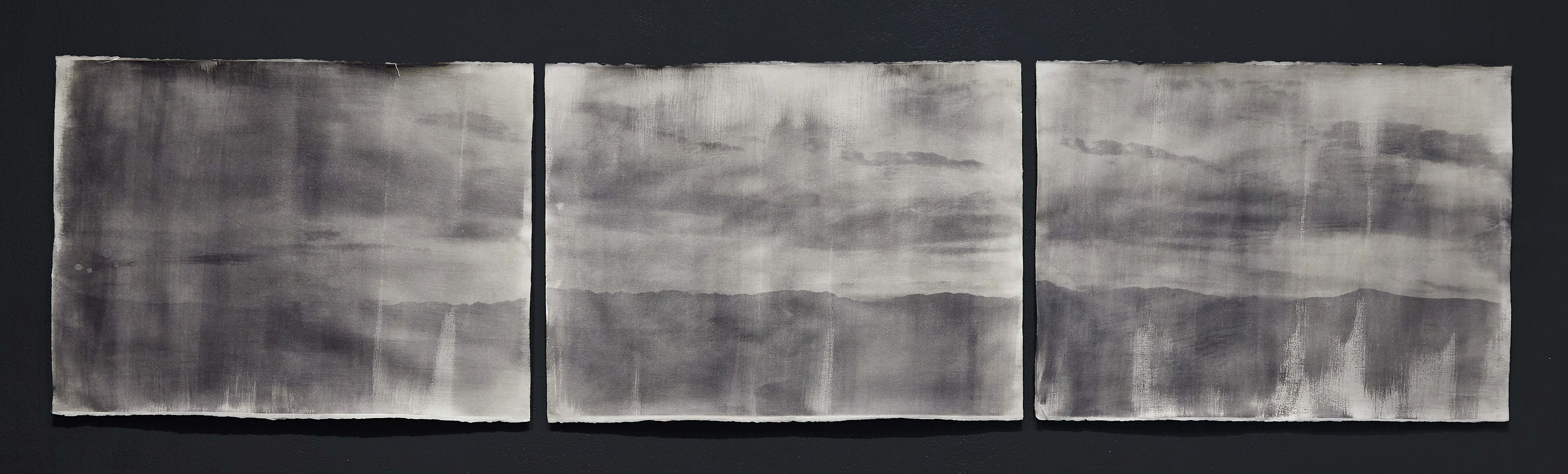 Death is a Valley, 2020, Gelatin silver and acrylic on paper