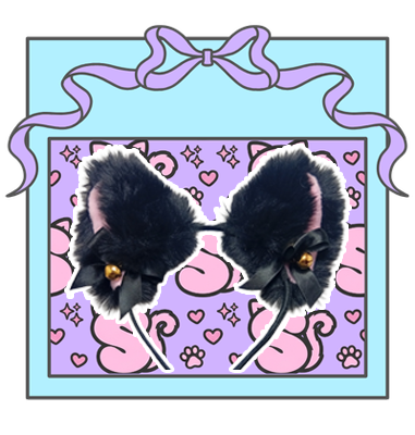 Black Neko Ears