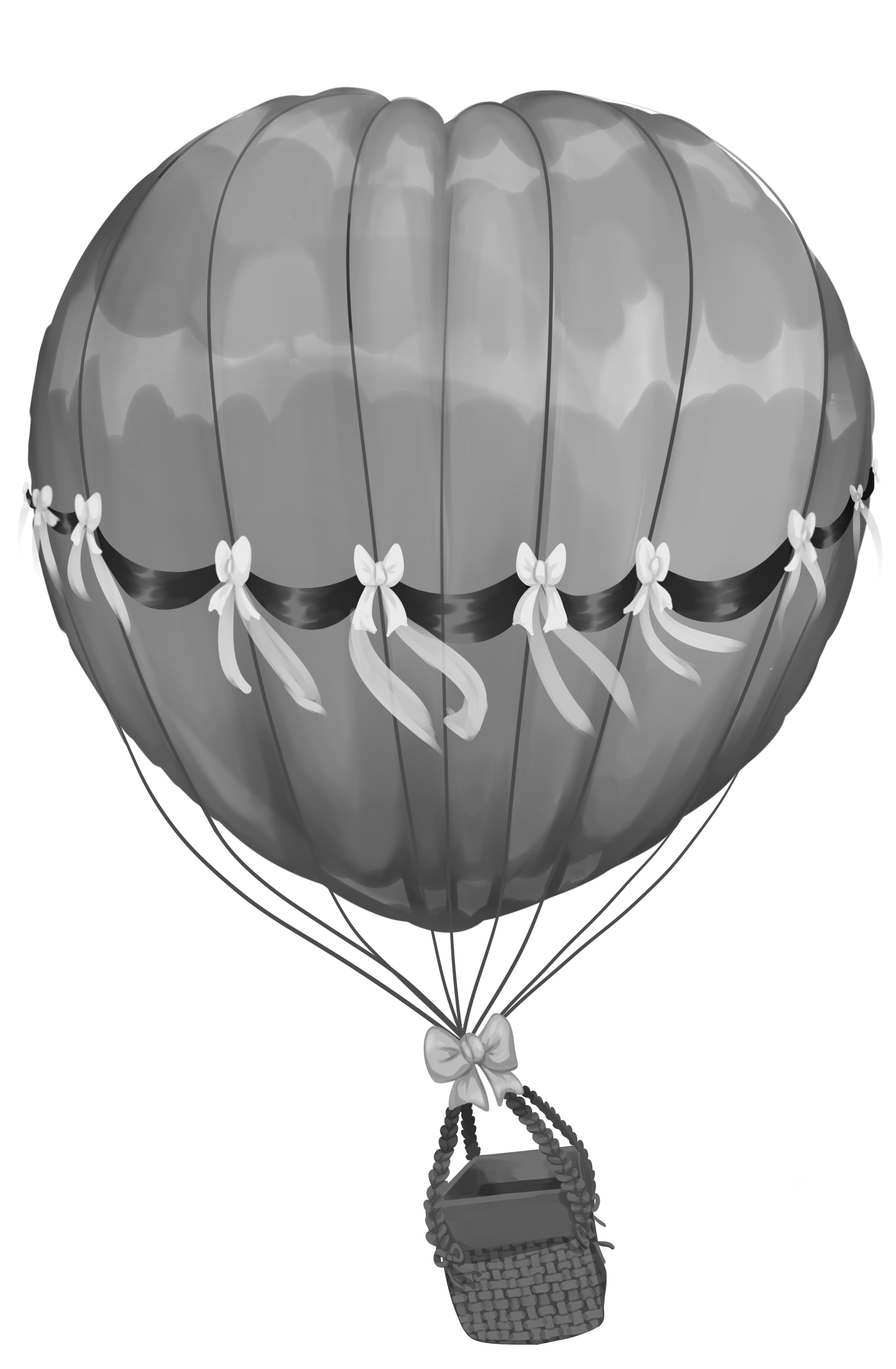 Initial Concept: Heart-shaped hot air balloons