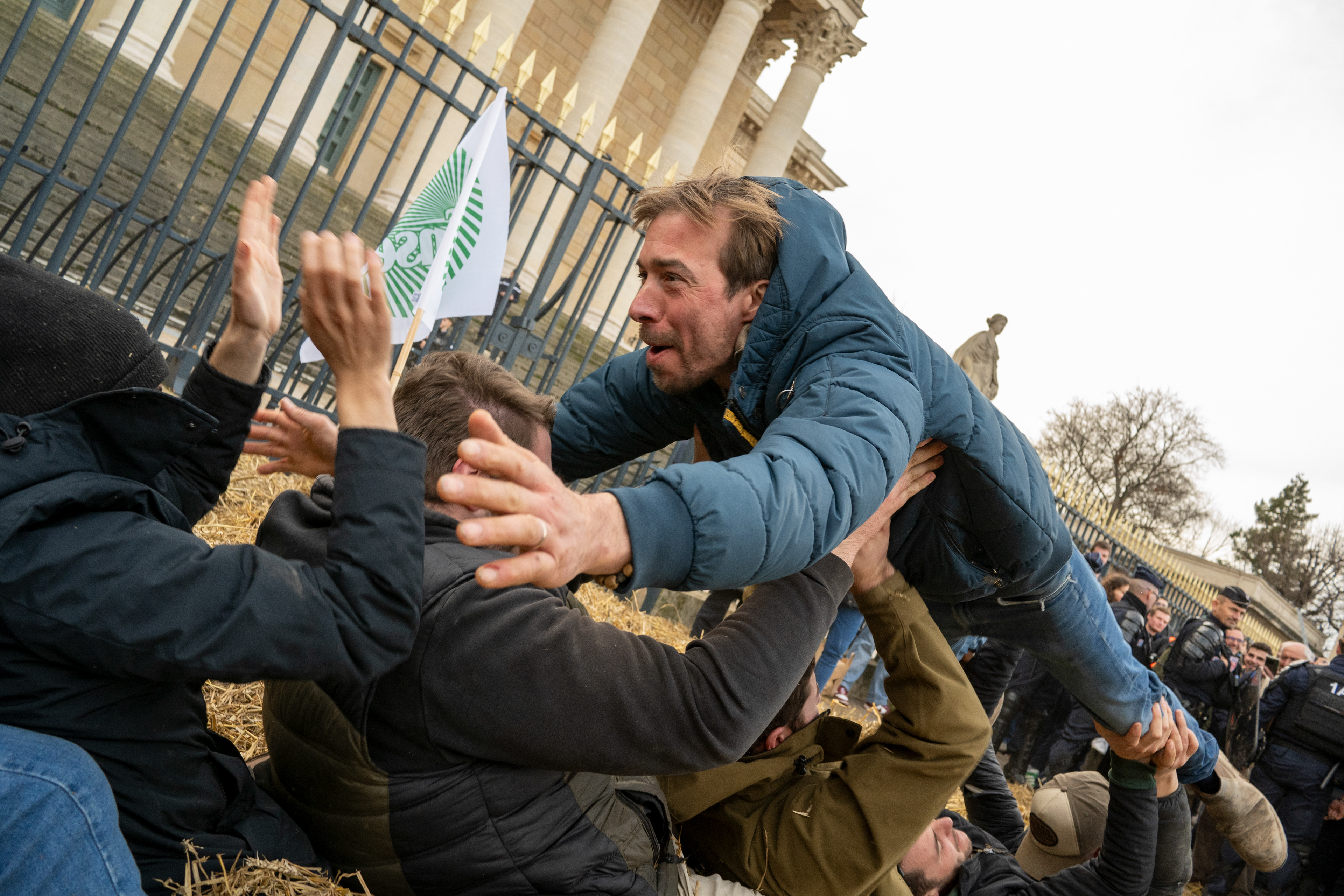 FNSEA and young farmers demonstration - Paris - 13/01/26