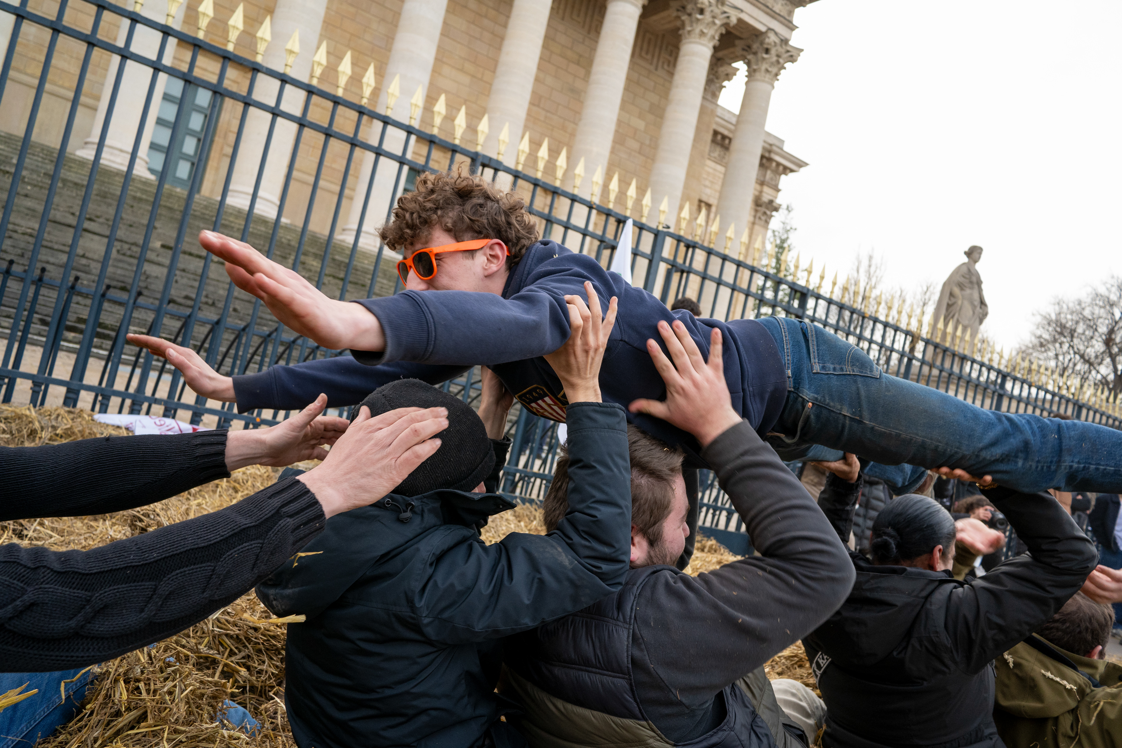 FNSEA and young farmers demonstration - Paris - 13/01/26