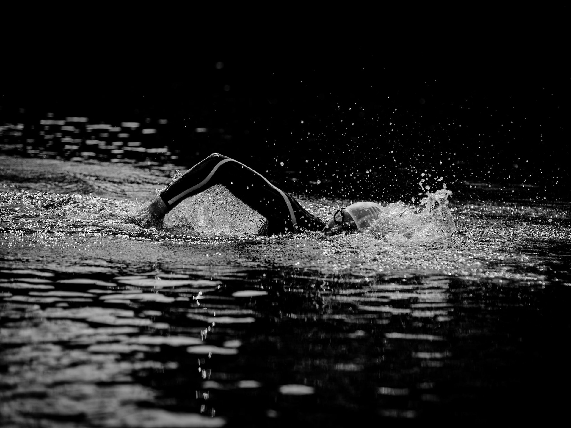 Swimmer in a thriatlon. More of my work: www.gjertsen.photos