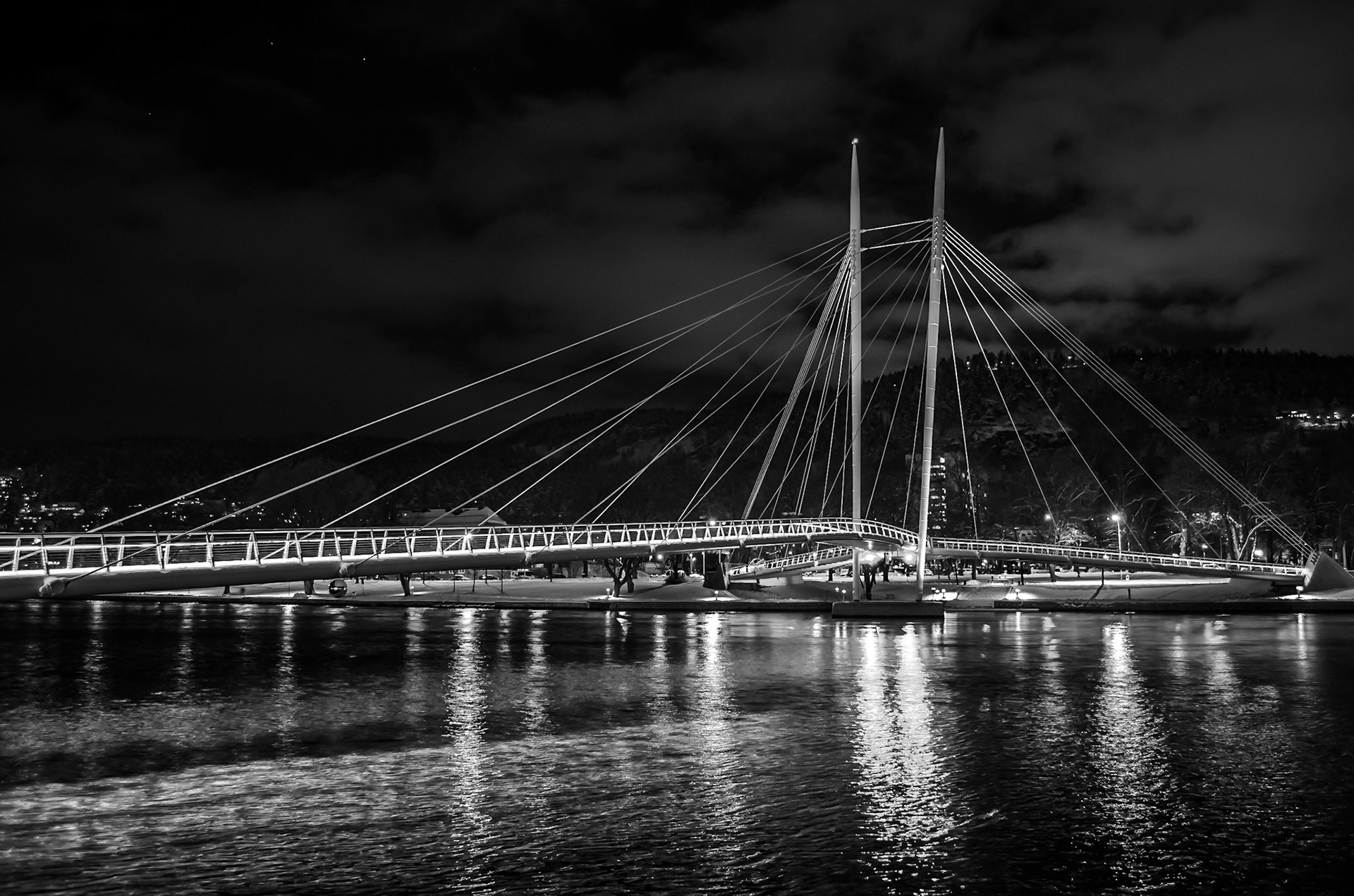 Pedestrian bridge in Drammen | Norway 2011