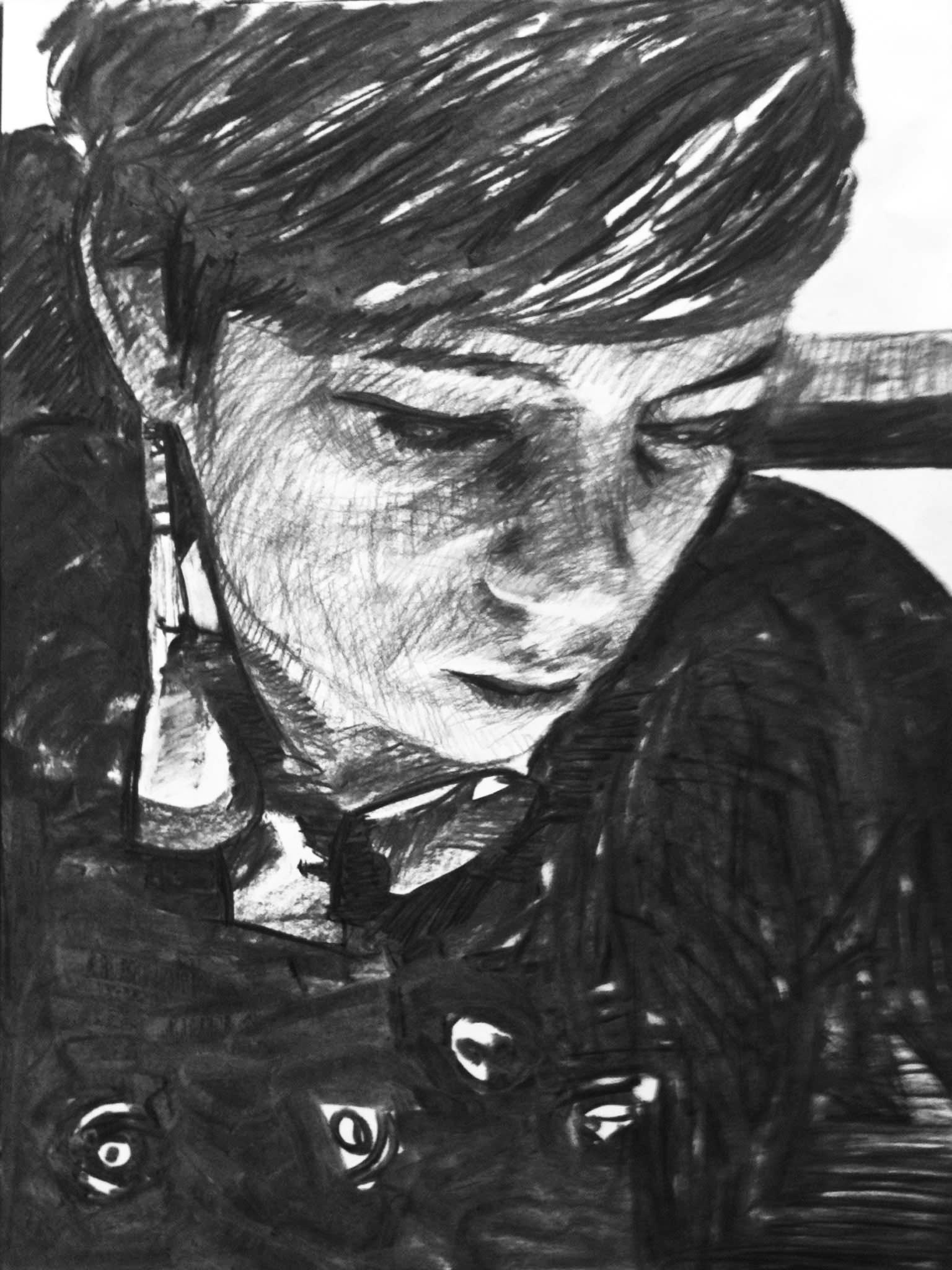 Portraiture (Charcoal Drawing) - Coolum Art Group