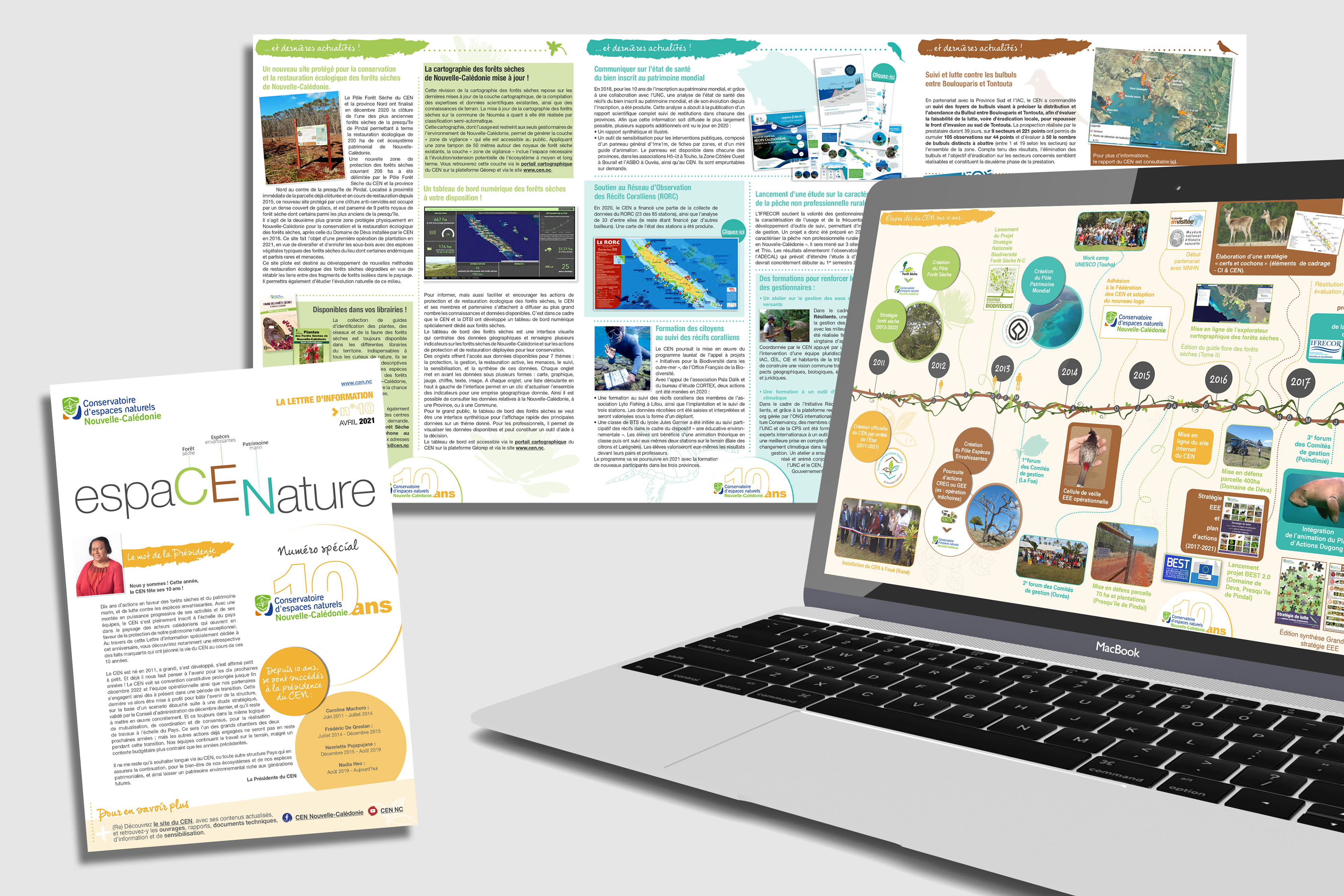 Newsletter spéciale 10 ans du CEN pour l'agence Recto/verso.