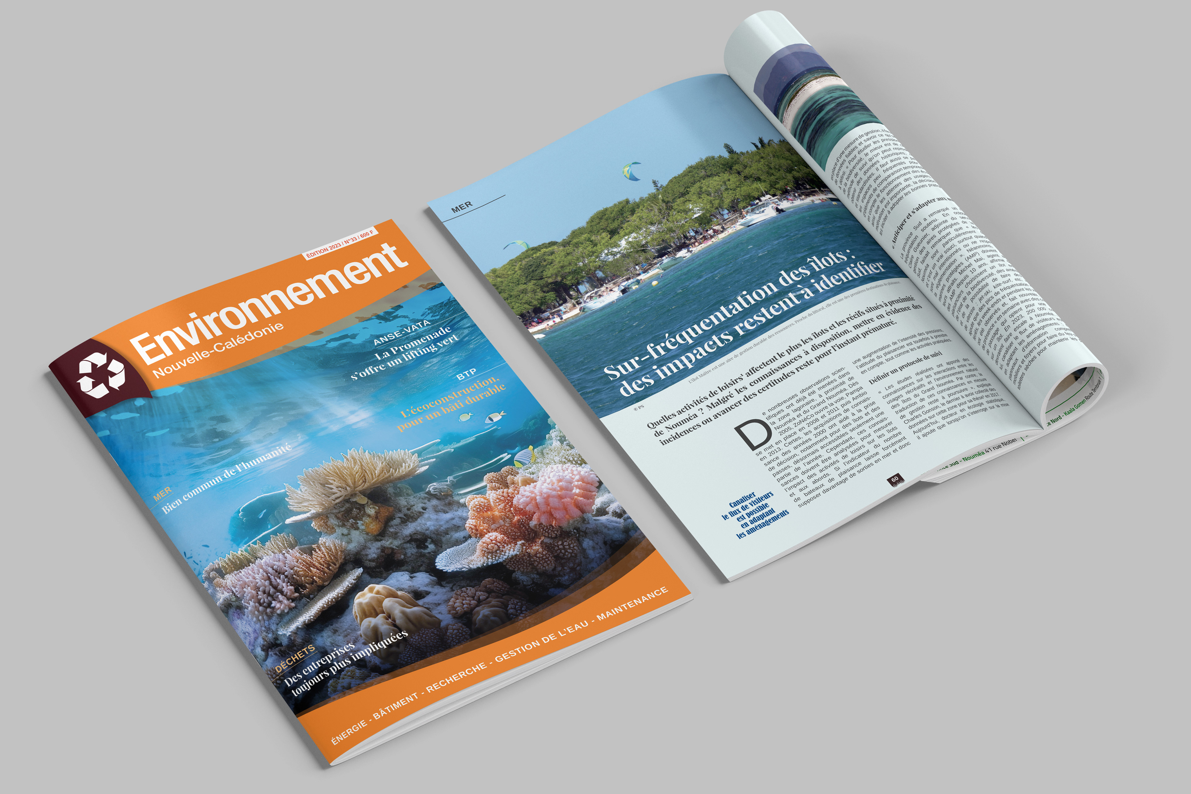 Réalisation du magazine Environnement (2023) pour AzurMedia.