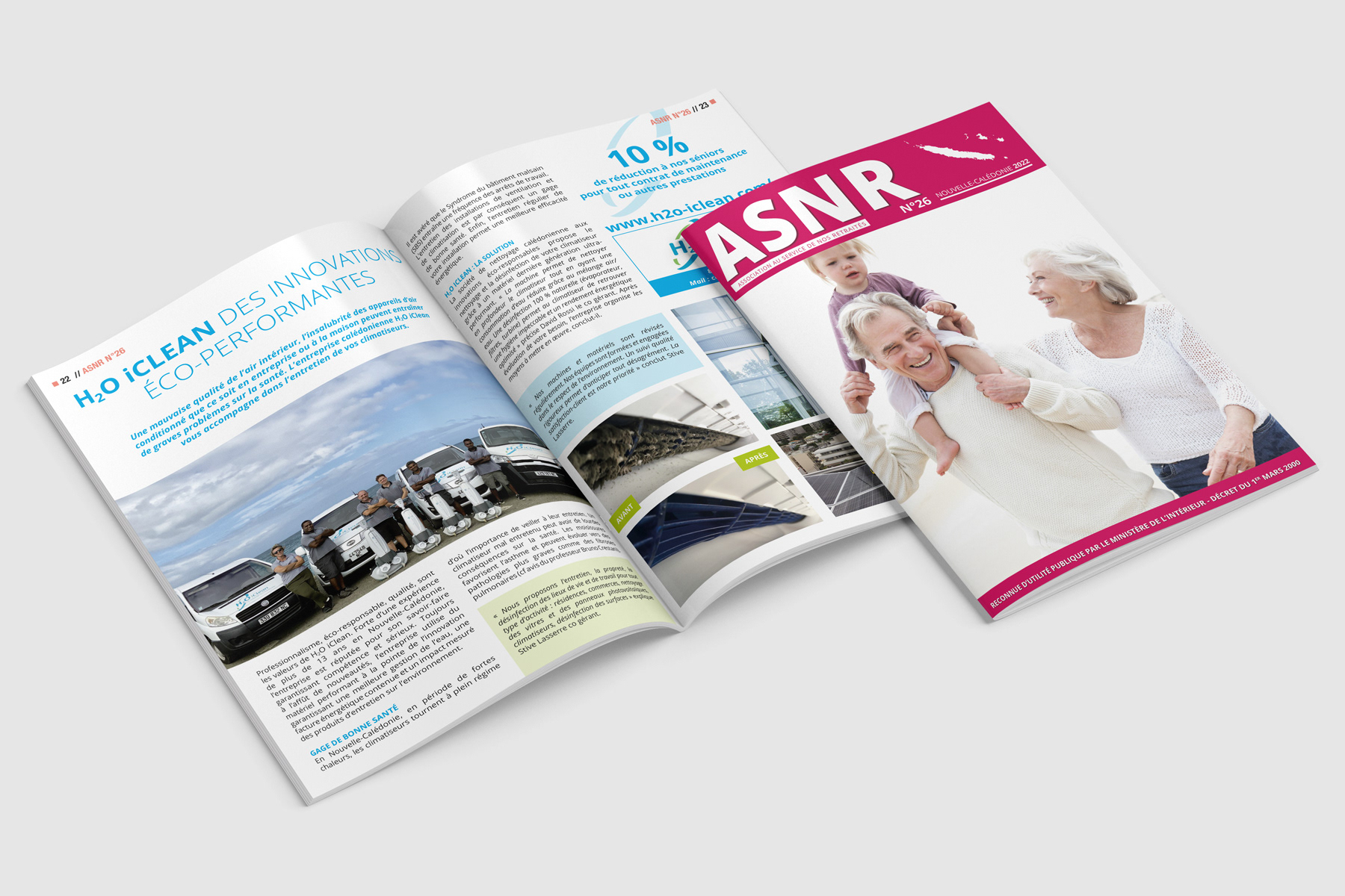 Réalisation du magazine ASNR n°26 (2022) pour AzurMedia.