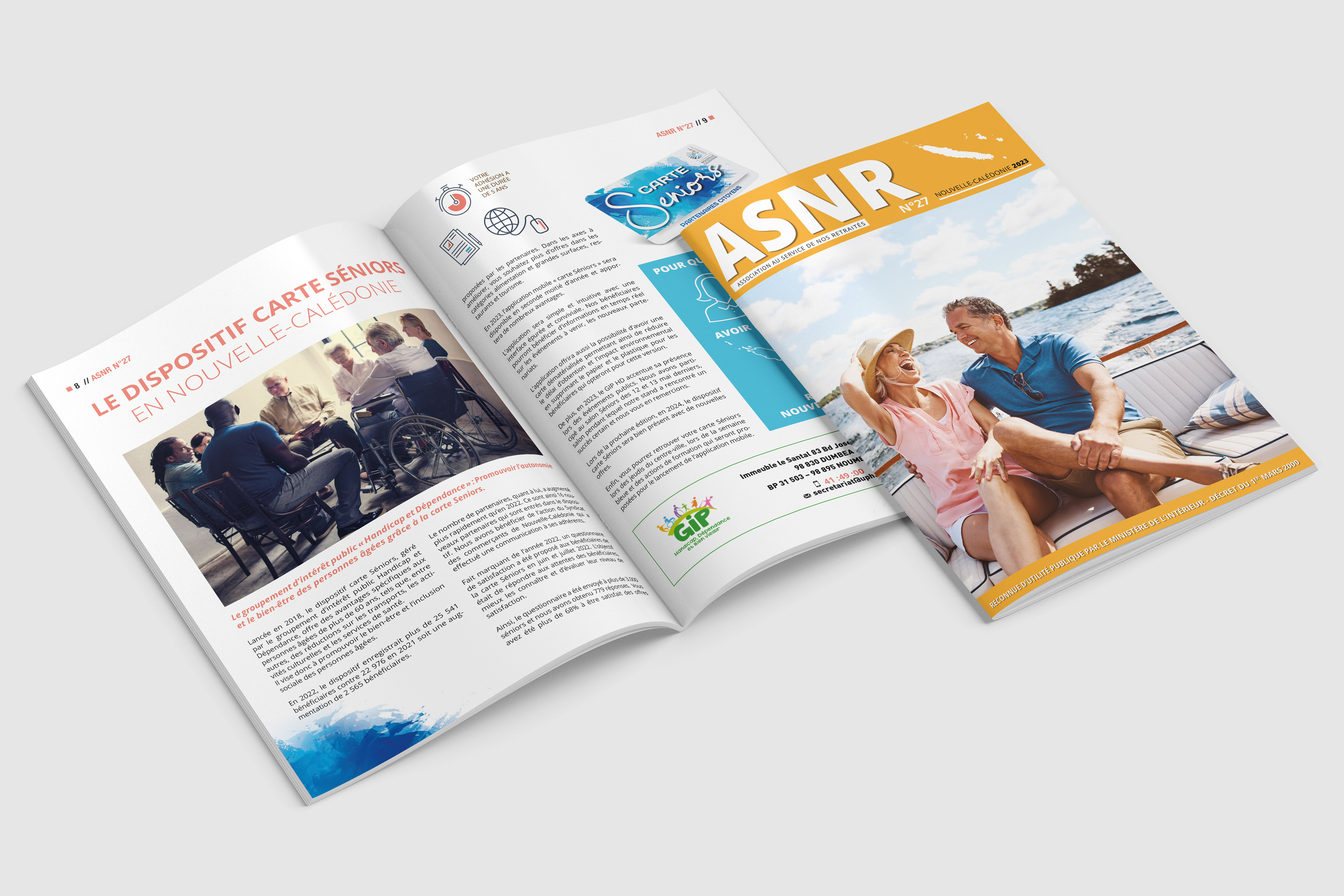 Réalisation du magazine ASNR (2023) pour AzurMedia.