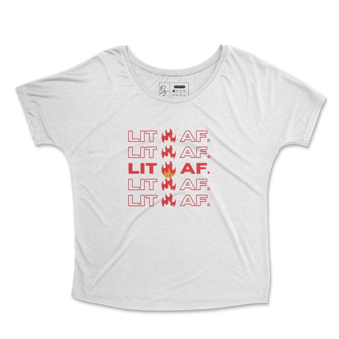#LitAF. Tee