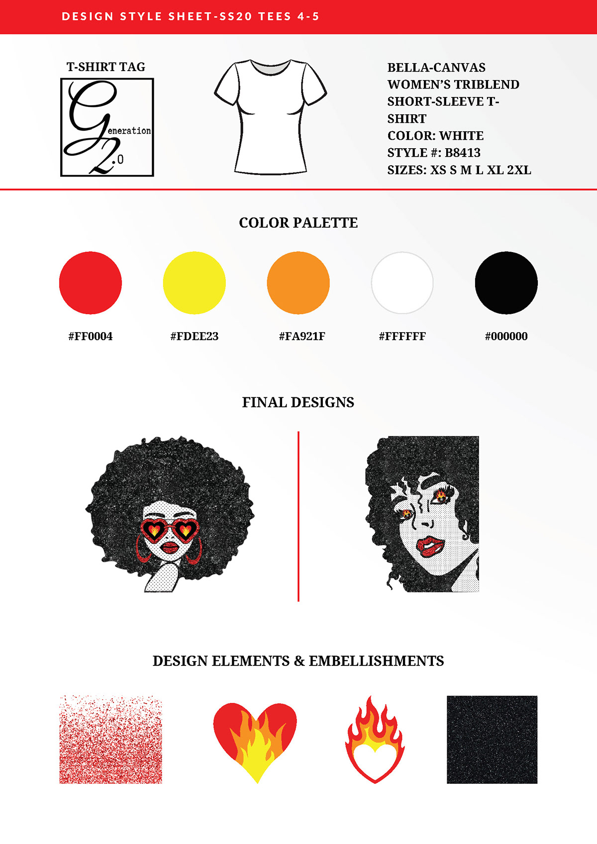 Tees 4-5 Design Style Sheet SS-20