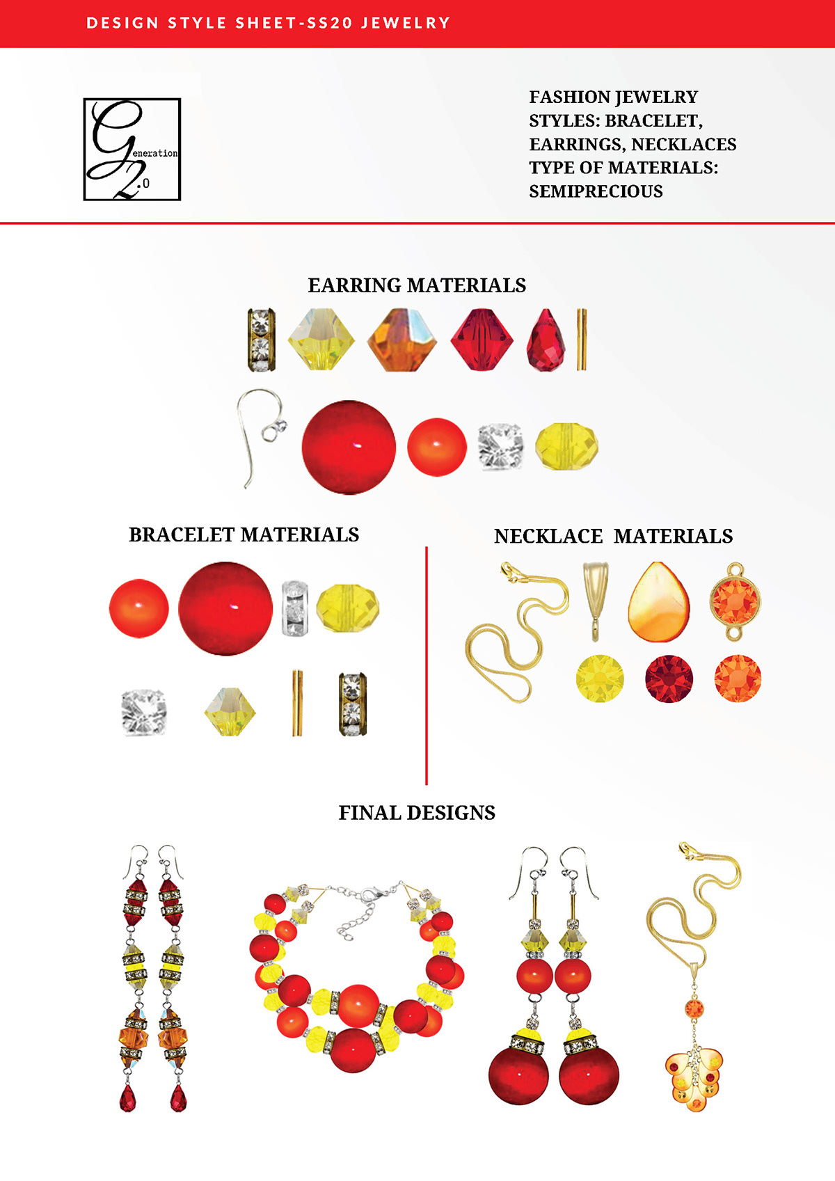 Jewelry Design Style Sheet SS-20