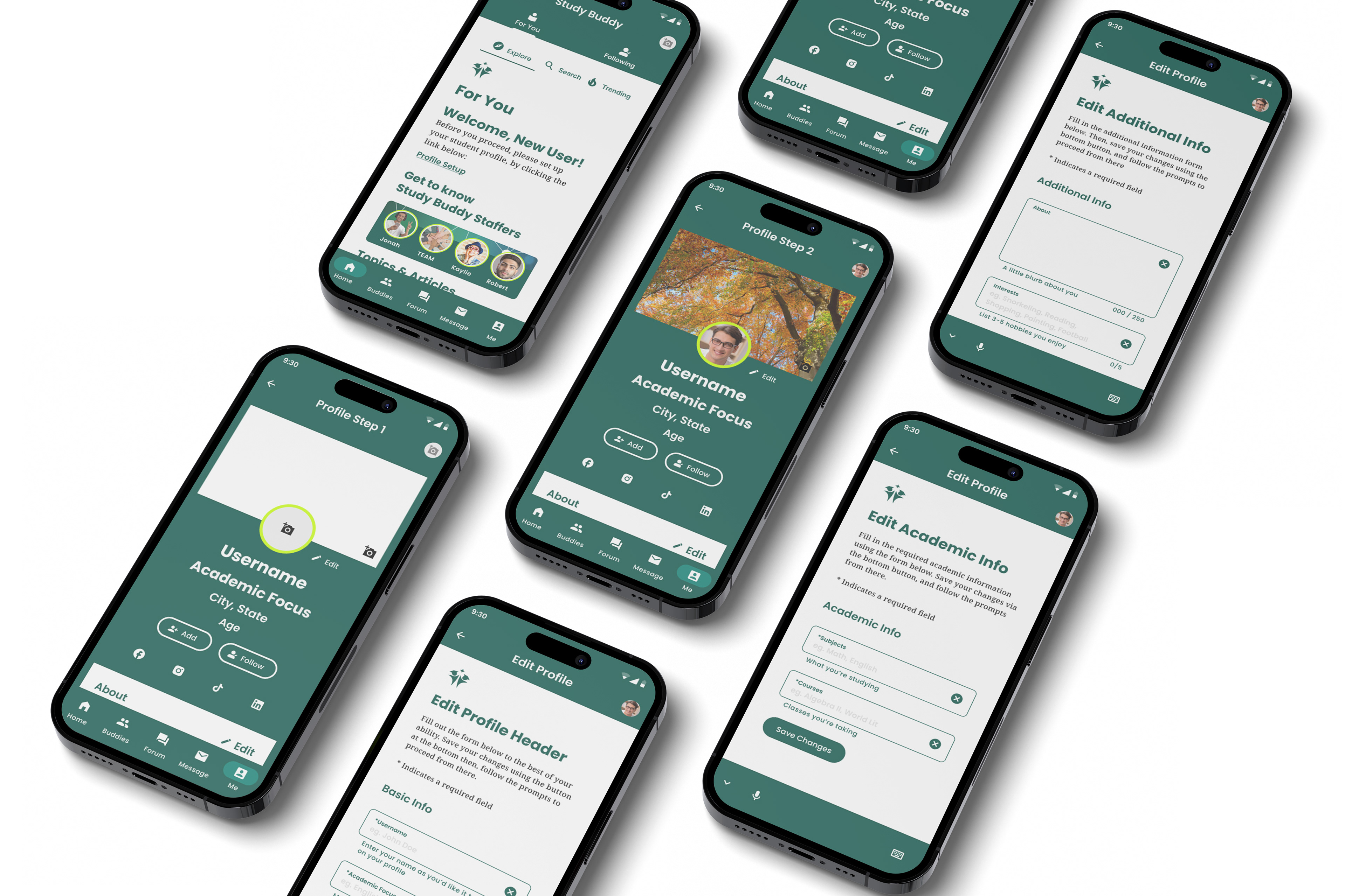 Mobile User Profile Setup