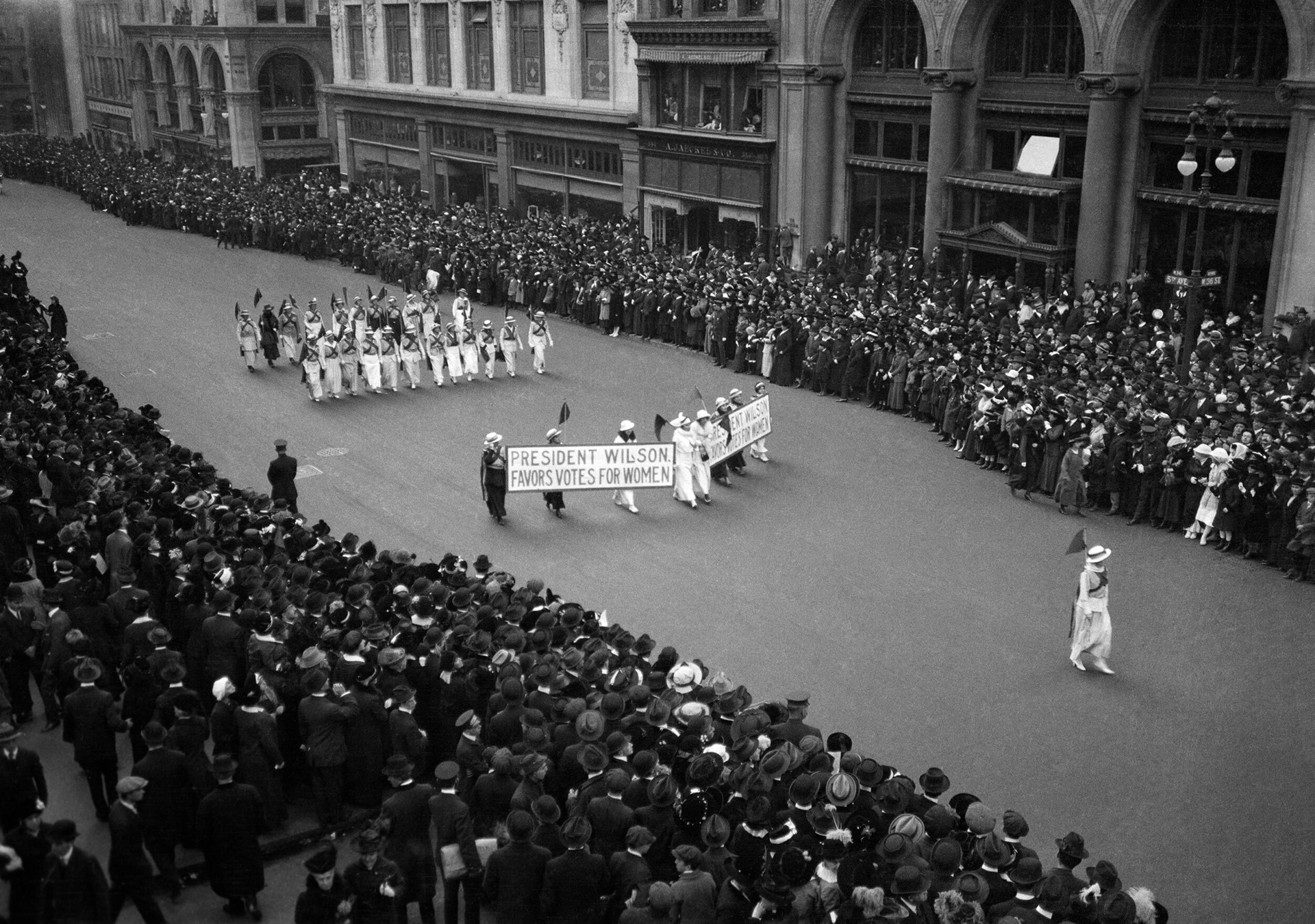 Photo by Charles Phelps Cushing/Alamy Stock Photo: Carrie Chapman Catt was an American women's suffrage leader who campaigned for the Nineteenth Amendment to the United States Constitution, which gave U.S. women the right to vote in 1920. Catt served as president of the National American Woman Suffrage Association and was the founder of the League of Women Voters and the International Alliance of Women. She led an army of voteless women in 1919 to pressure Congress to pass the constitutional amendment giving them the right to vote and convinced state legislatures to ratify it in 1920 and was one of the best-known women in the United States in the first half of the twentieth century.
