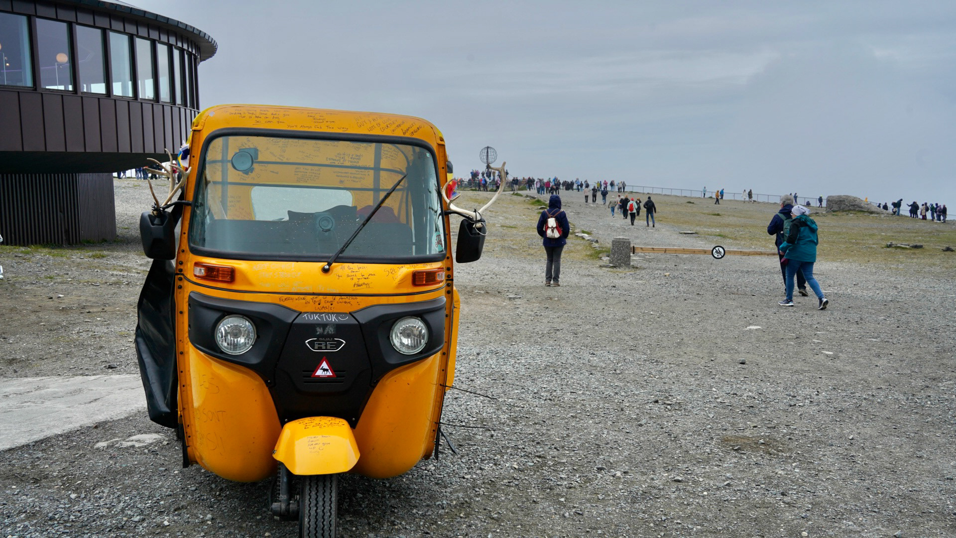 The Tuktuk at North Cape (Harry Green, FilmedByHarry)