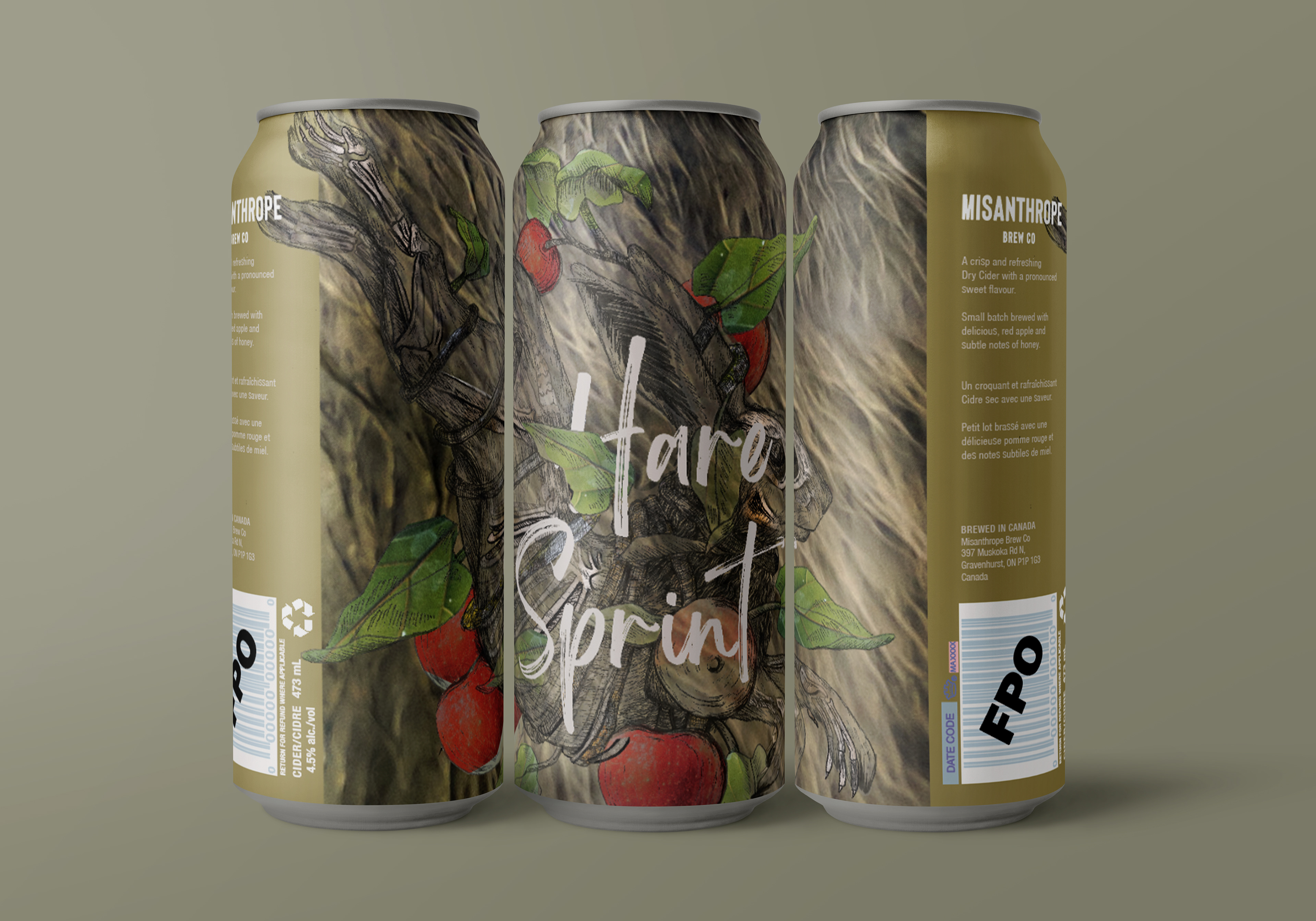 Hare Sprint. Honey Apple Dry Cider.