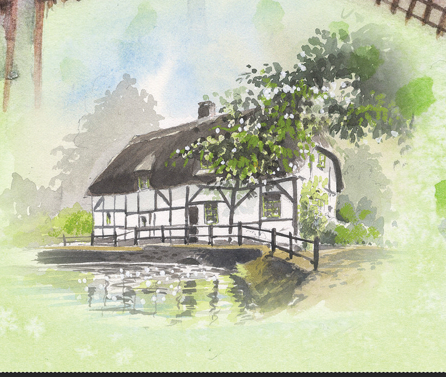 (map detail) The Fulling Mill, Alresford, Hampshire