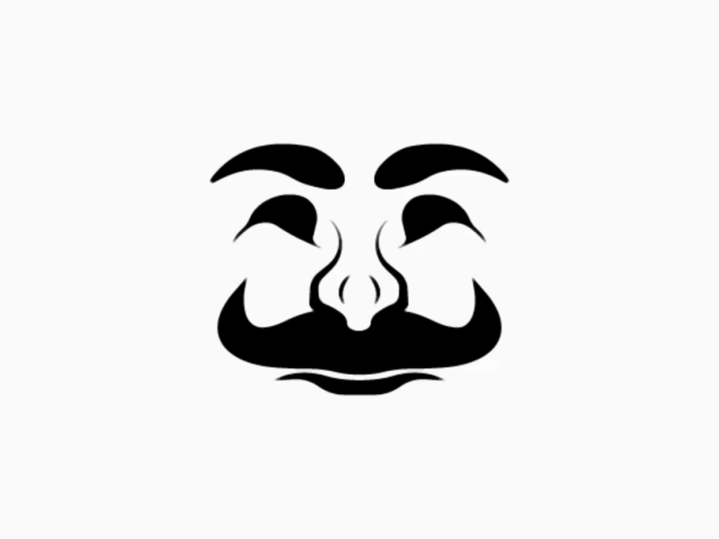 FSociety Logo Glitching from Mr Robot