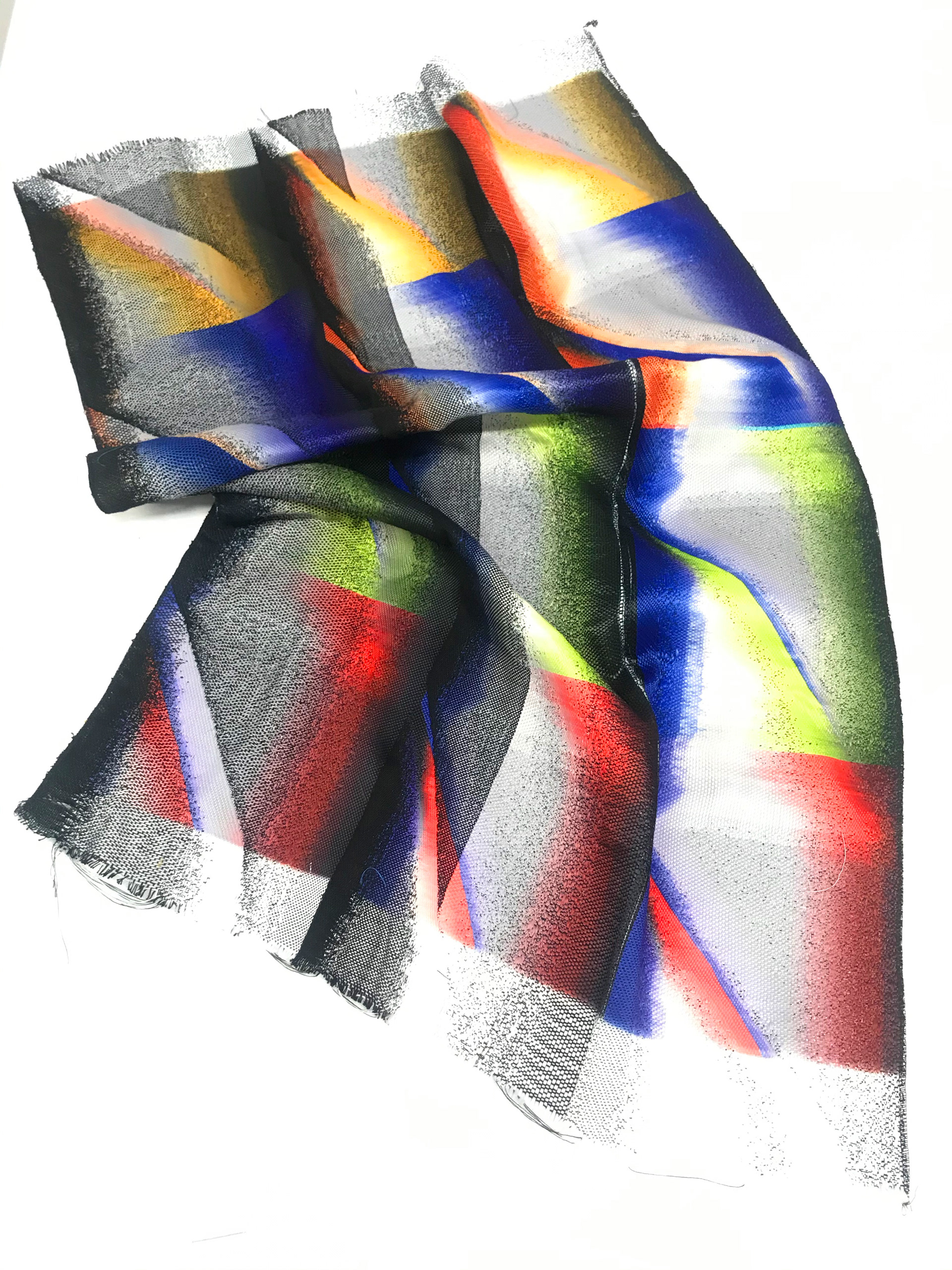 Weave sample with digital print