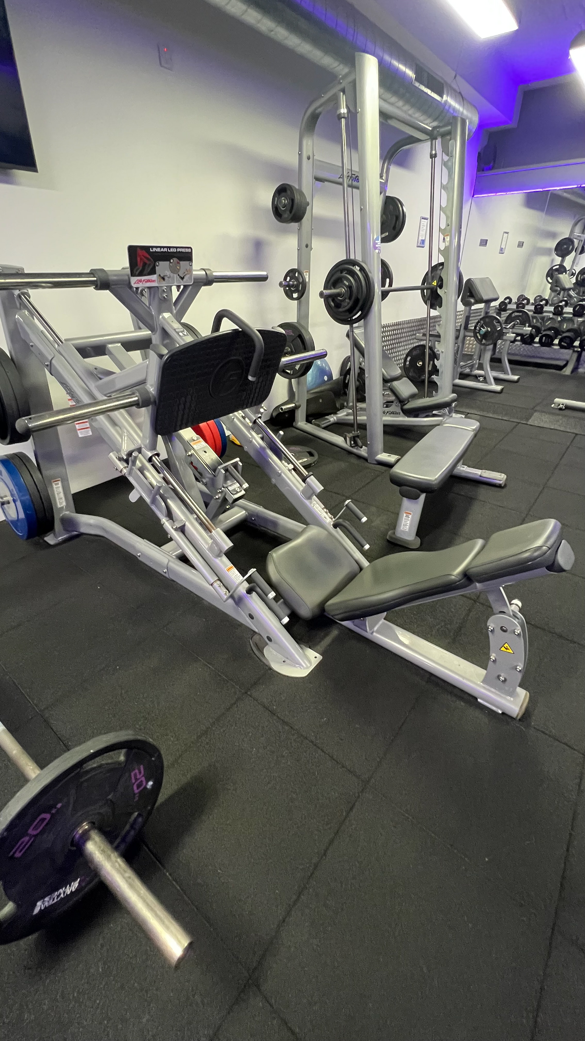 plate loaded leg press