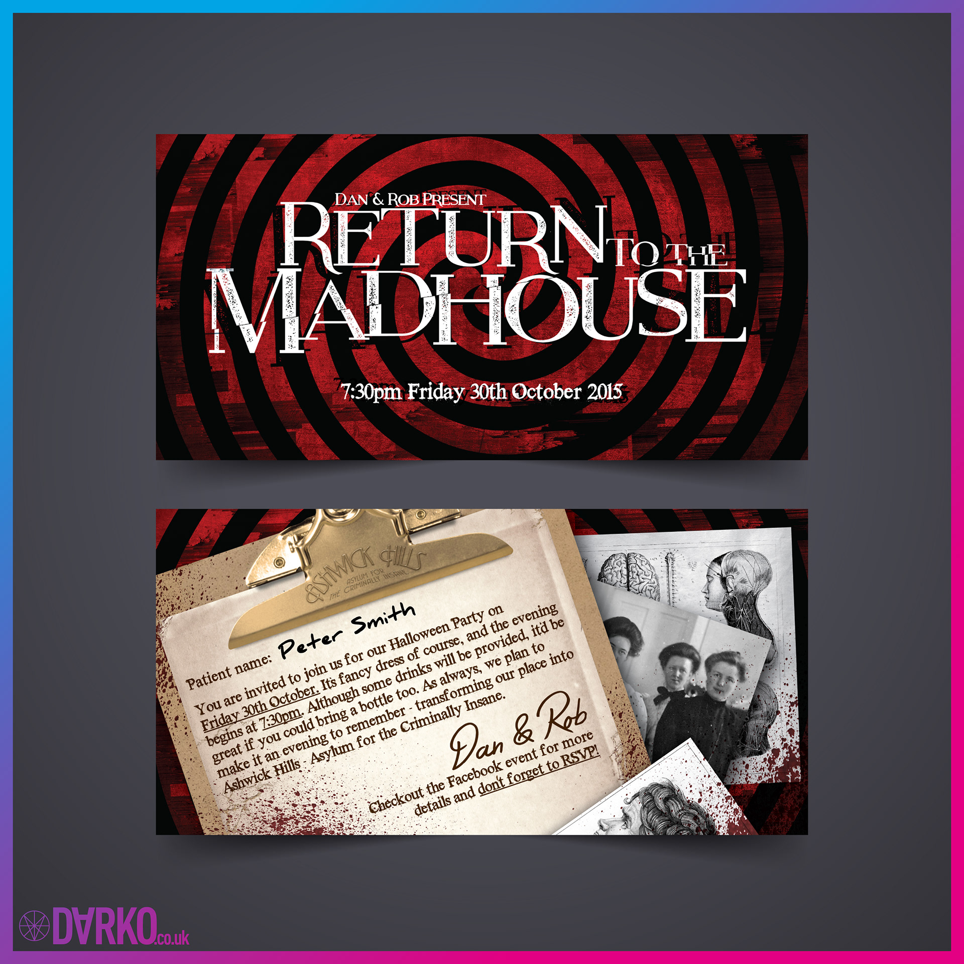 Halloween 2015 - DL Invitation Design