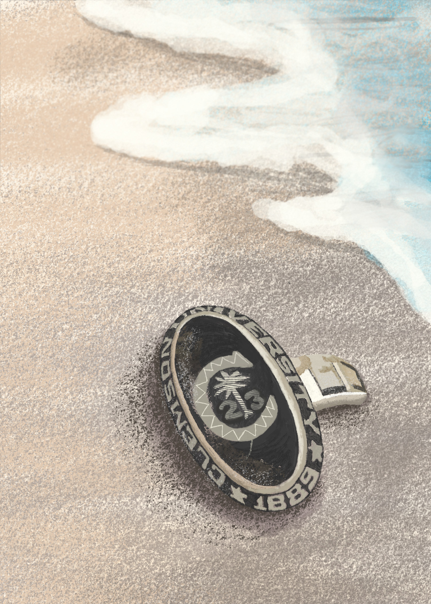 Clemson Ring Illustration