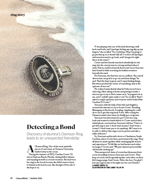 Clemson Lost Ring Story Image