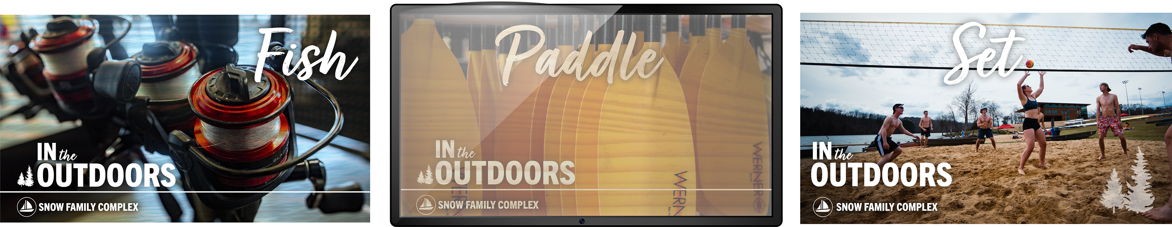 Snow Outdoor Rec Digital Screens