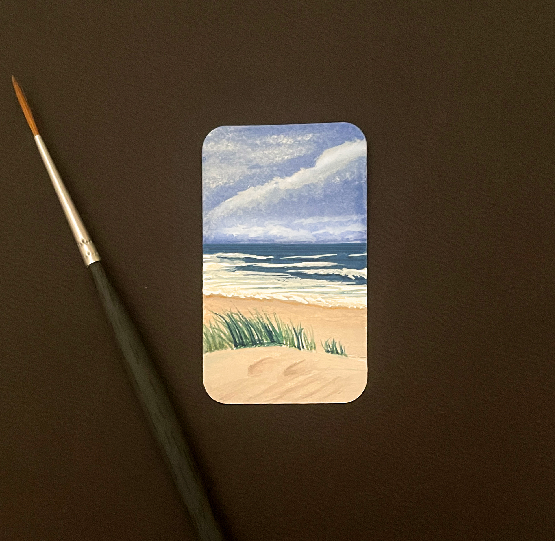 Gouache Landscape Painting