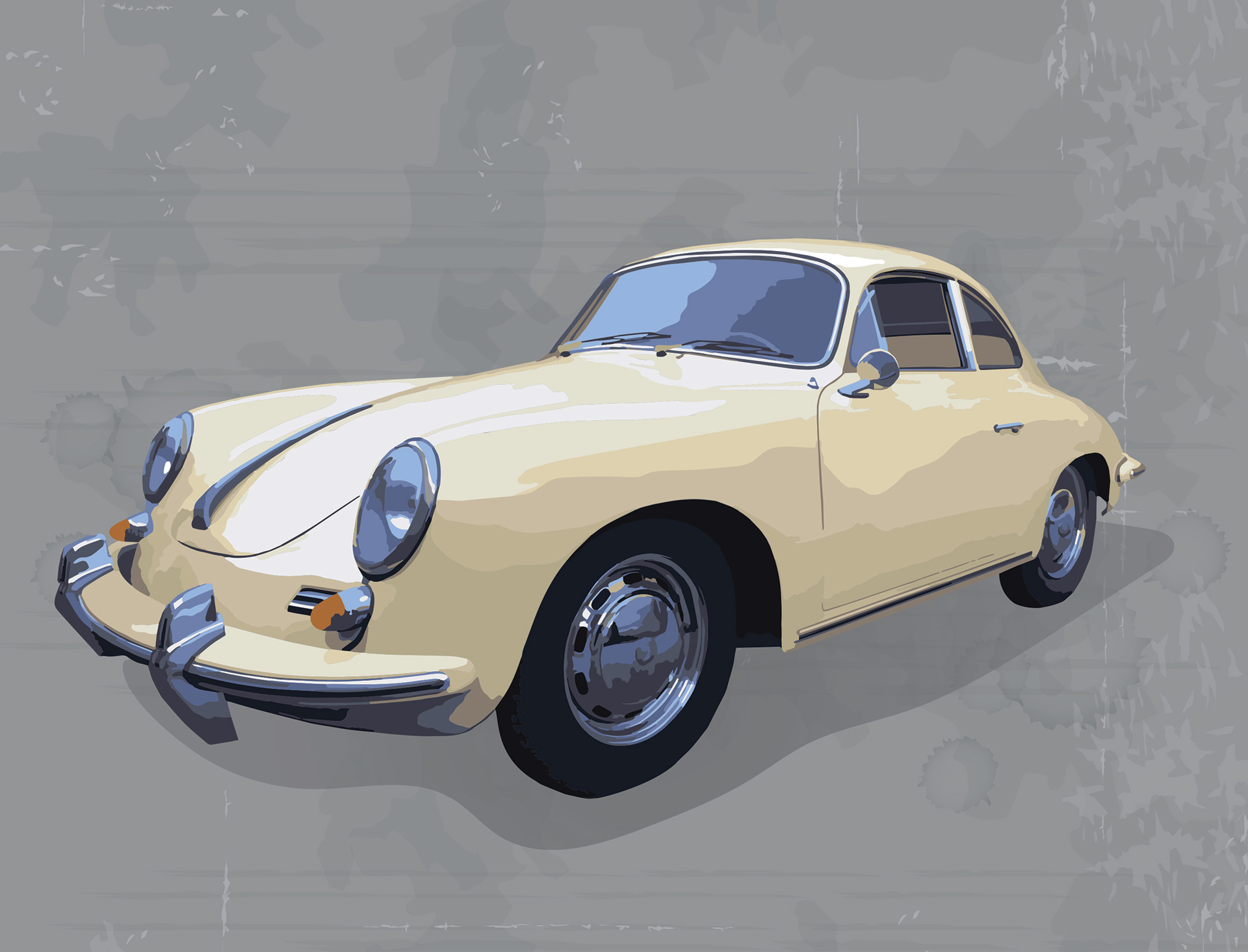 Porsche Poster Detail