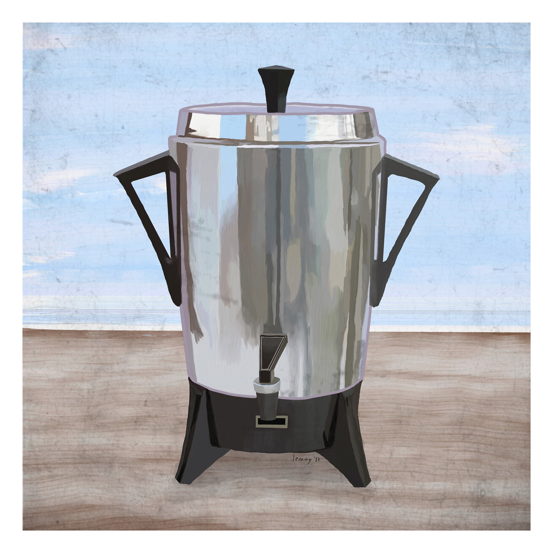 Coffee Pot Illustration