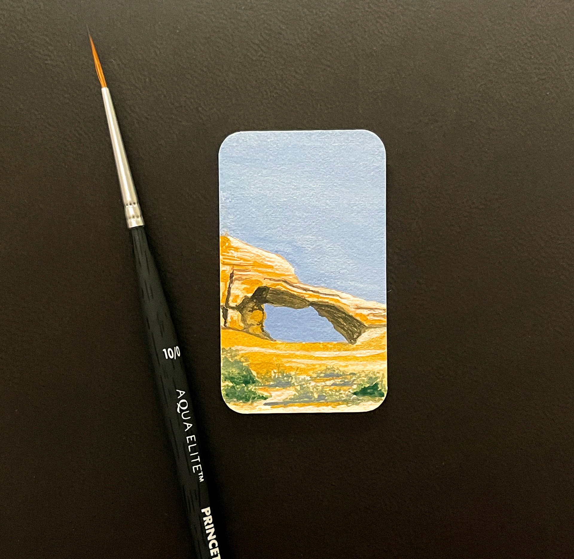 Gouache Landscape Painting