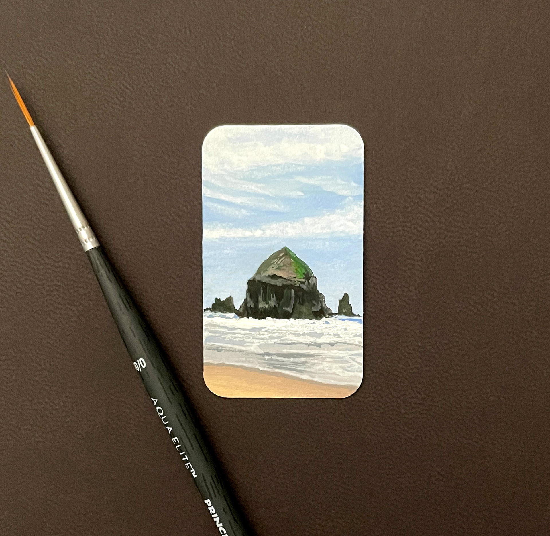 Gouache Landscape Painting