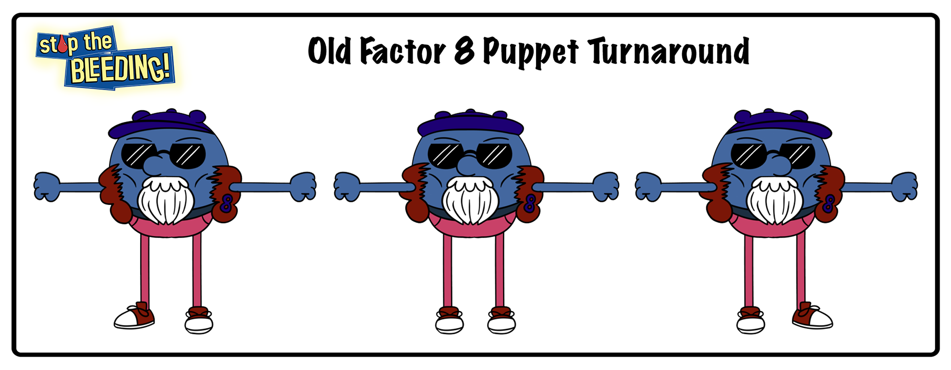 Stop the Bleeding S11 - Old Factor 8 Character Puppet Turnaround (2021)