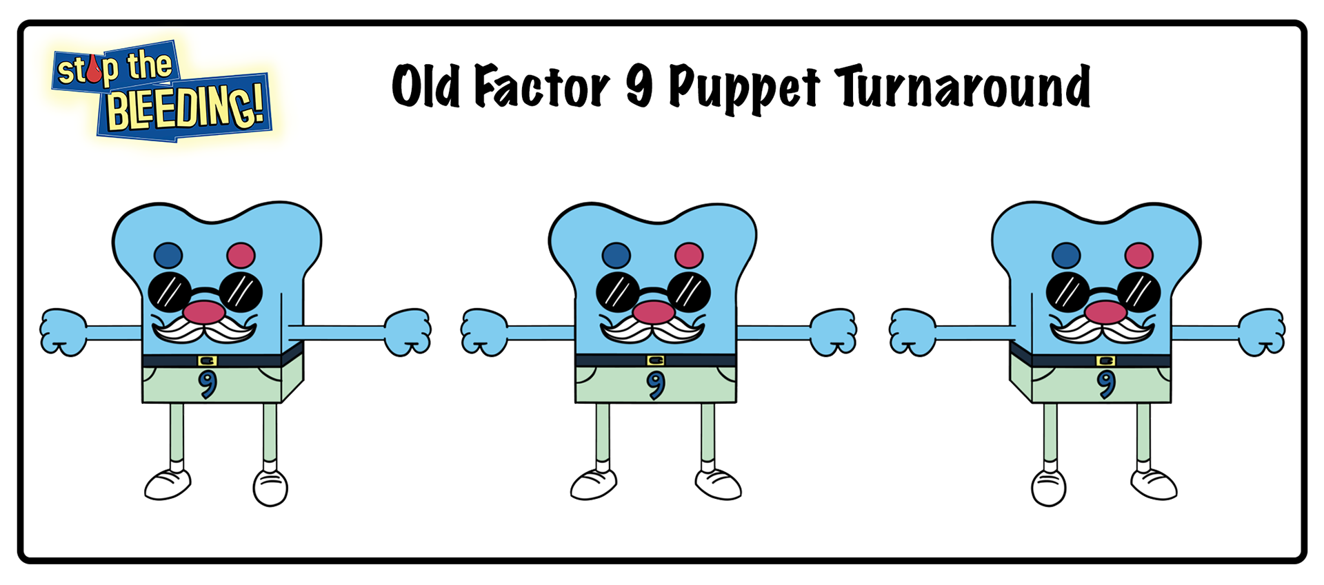 Stop the Bleeding S11 - Old Factor 9 Character Puppet Turnaround (2021)