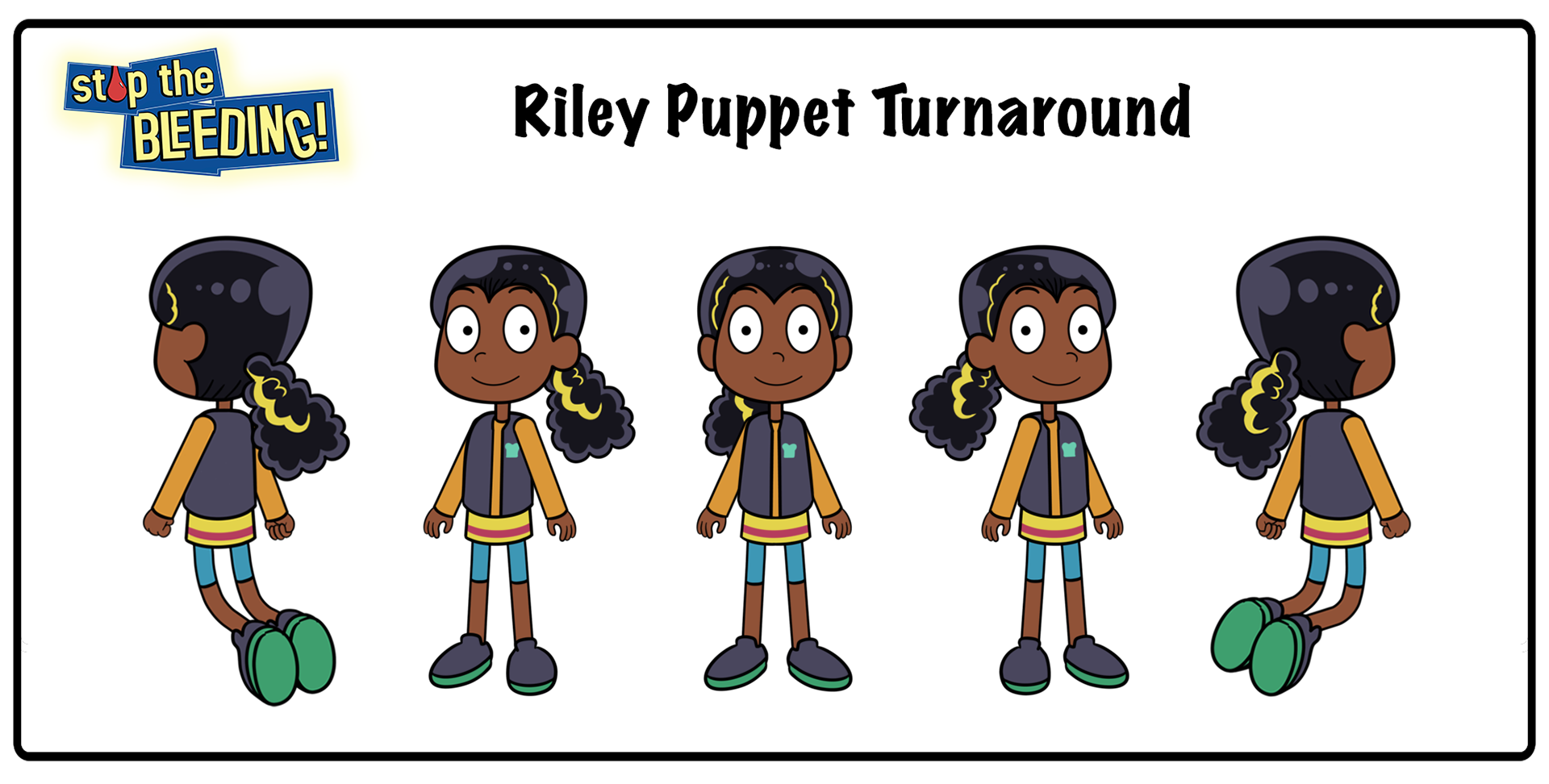 Stop the Bleeding S12 - Riley Character Puppet Turnaround (2022)