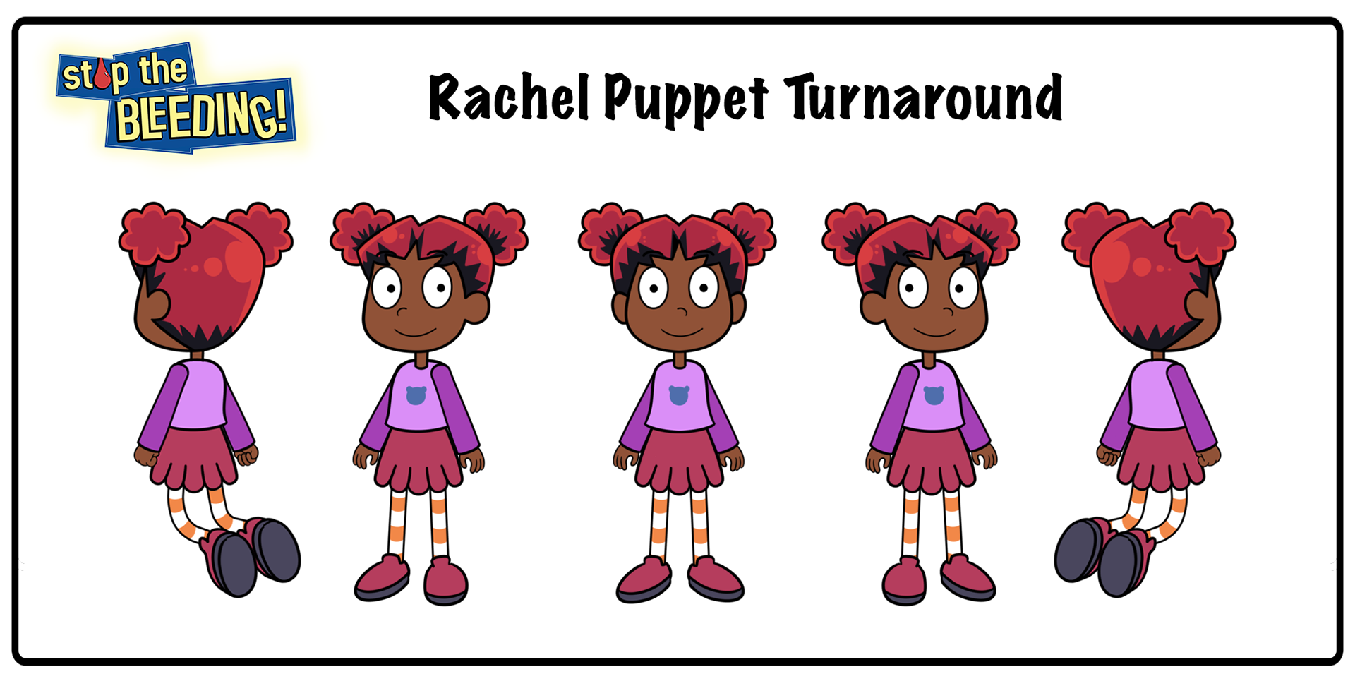 Stop the Bleeding S12 - Rachel Character Puppet Turnaround (2022)