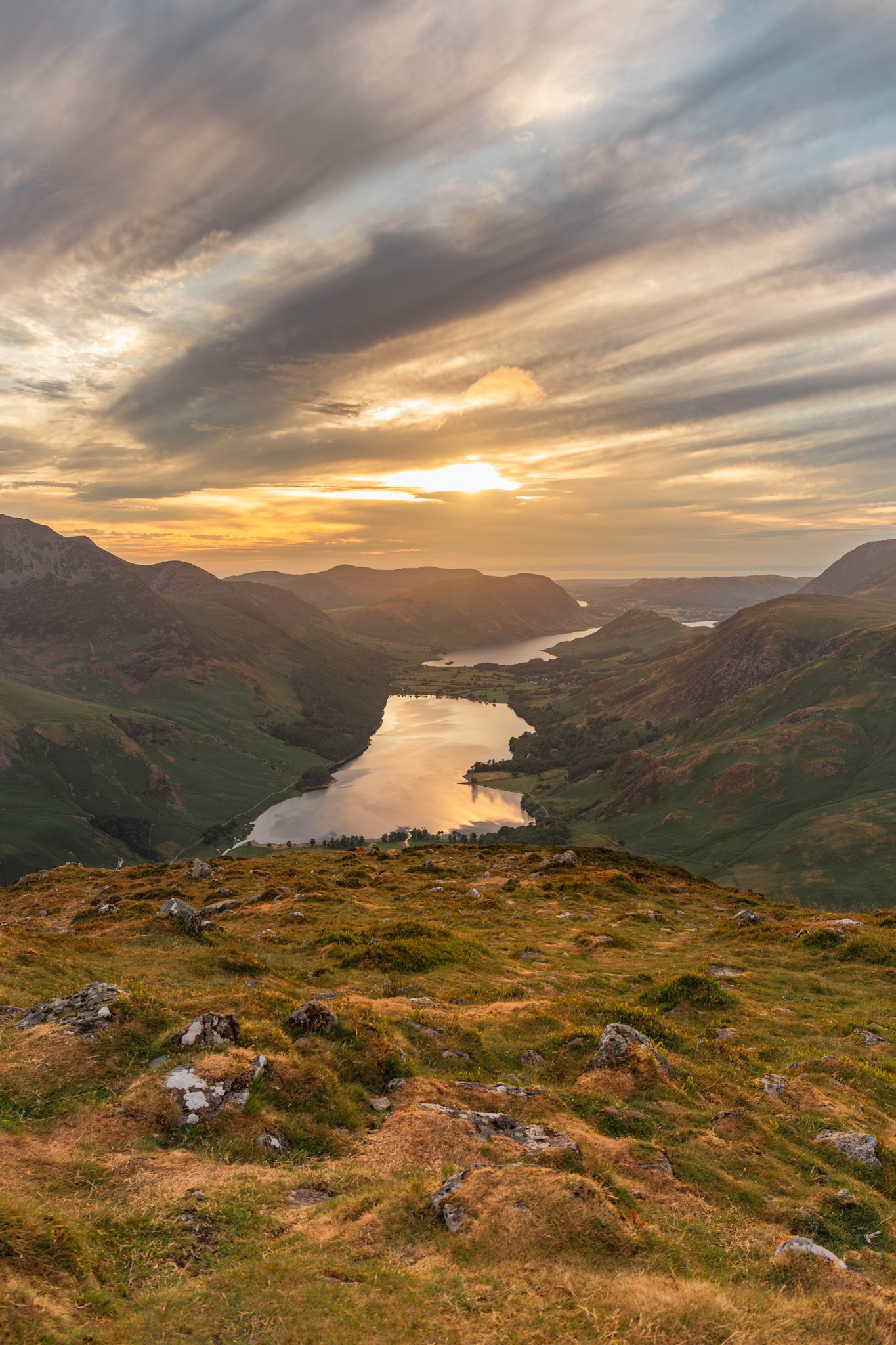 Sunset from Fleetwith Pike