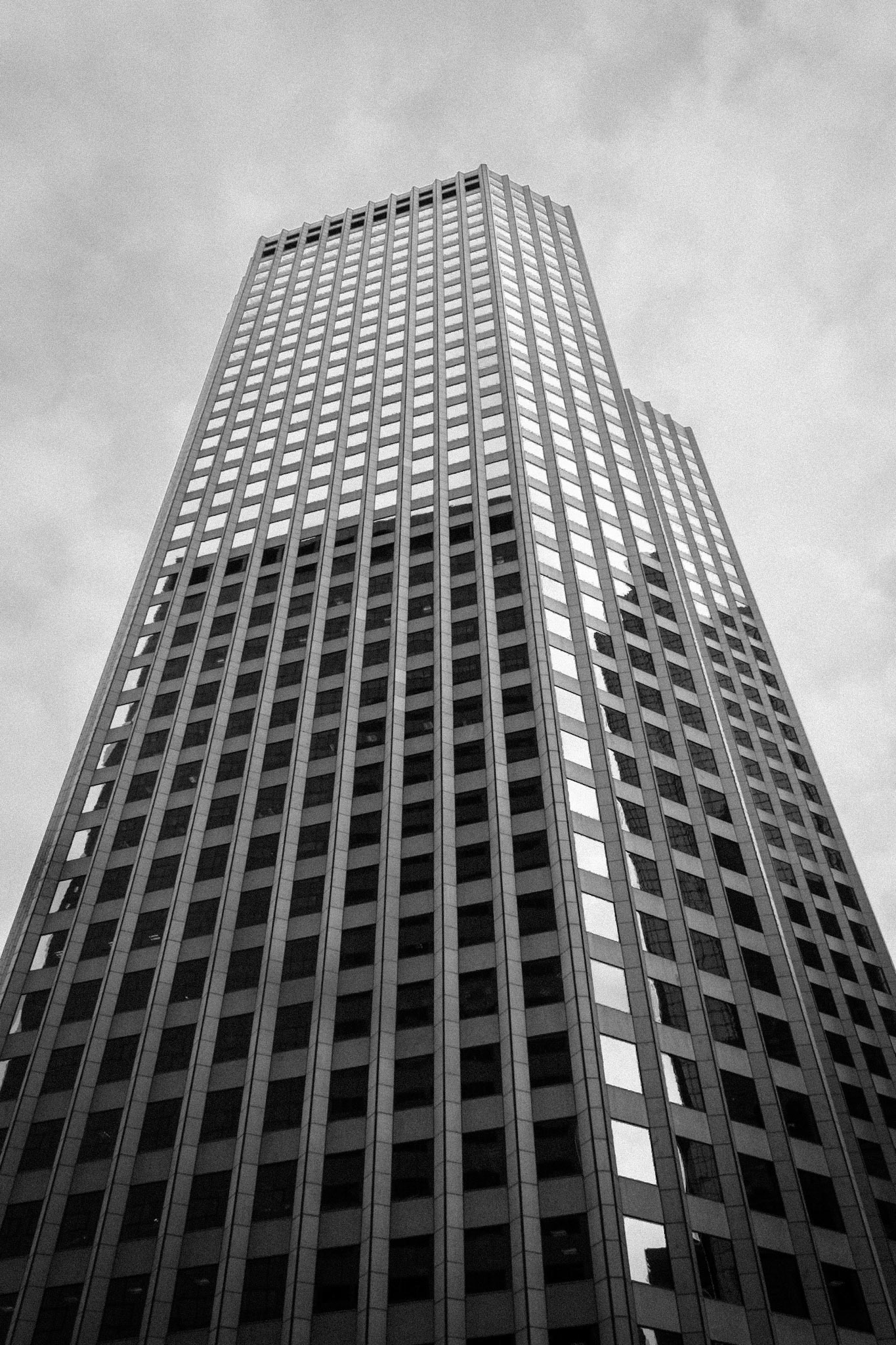 One of Boston's skyscrapers standing tall in the city.