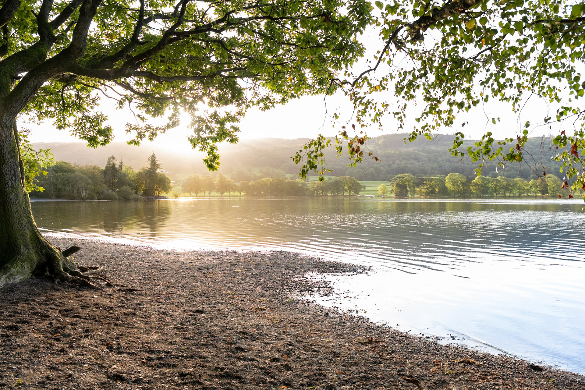 Sunrise over Coniston Water