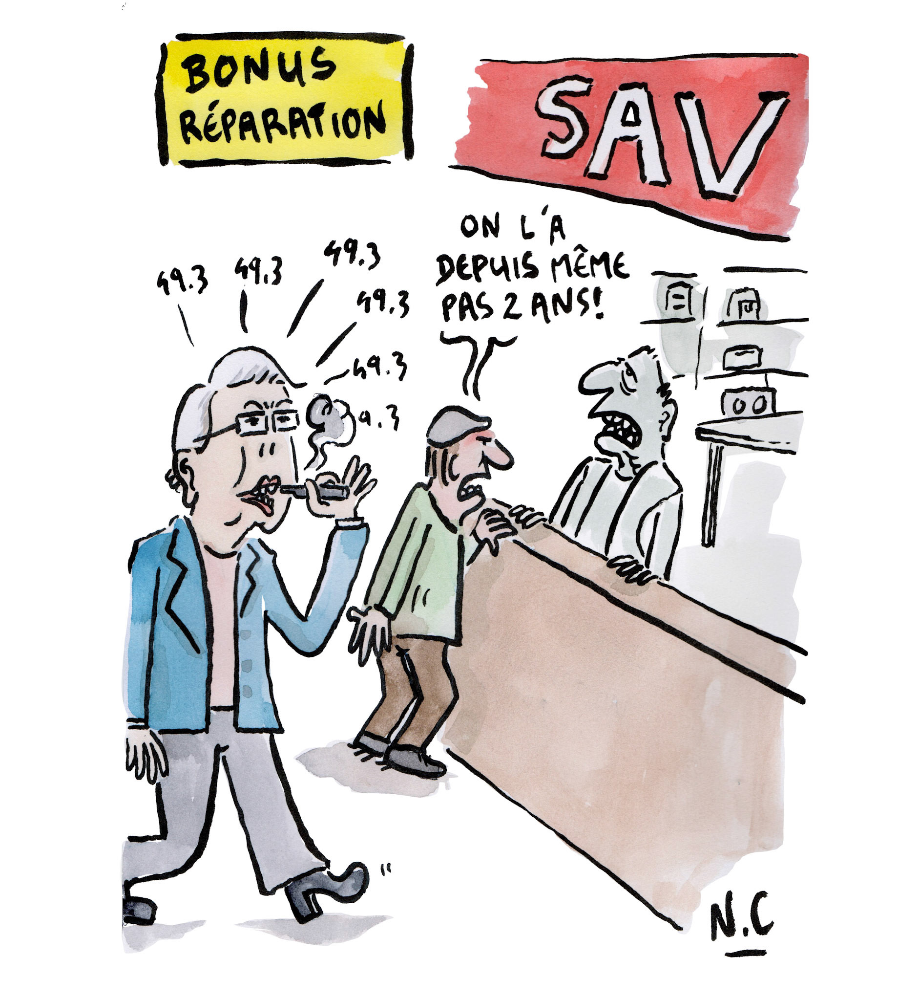 Dessin de presse - 49.3 - Première ministre
