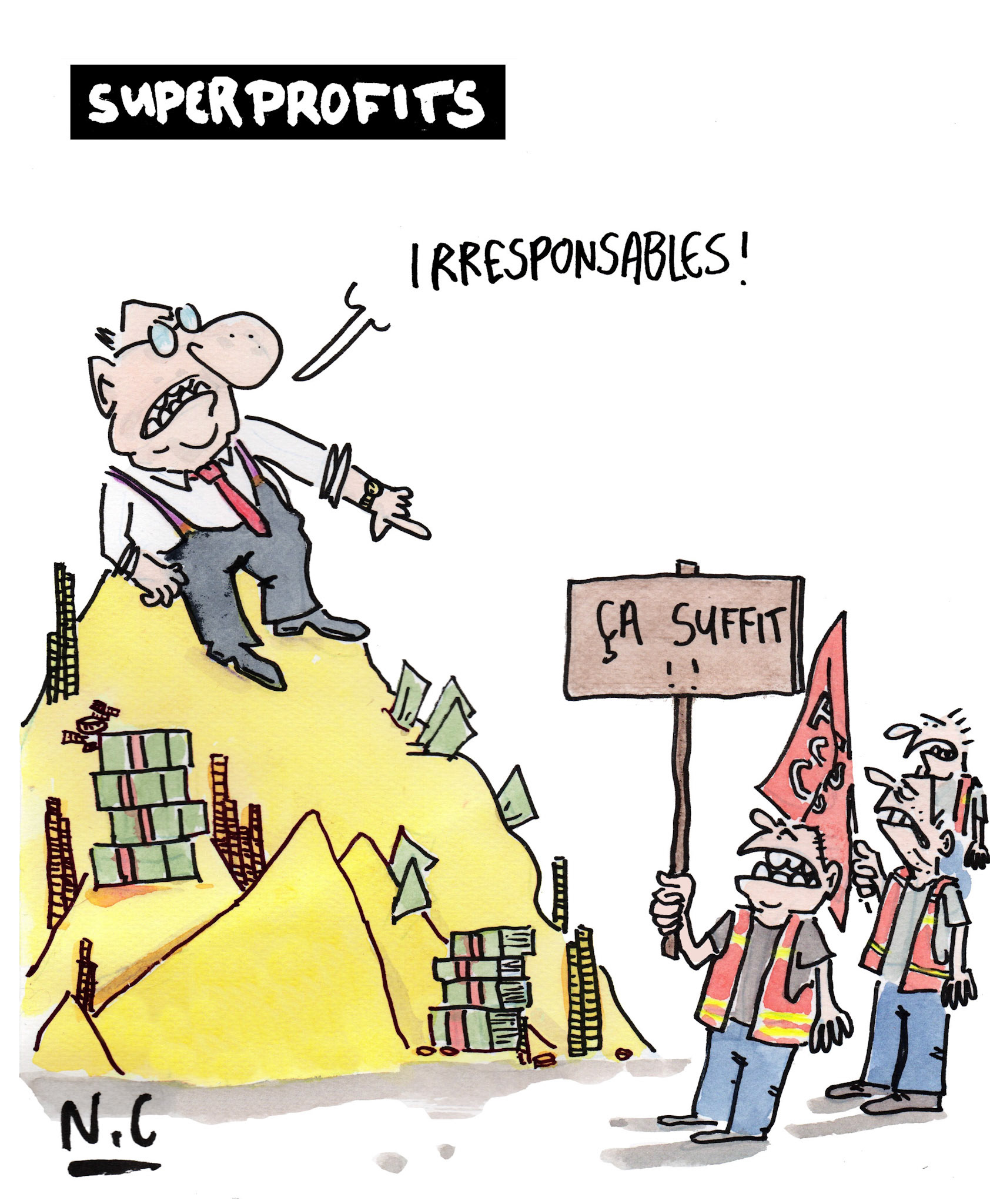 Les superprofits atteingnent des records