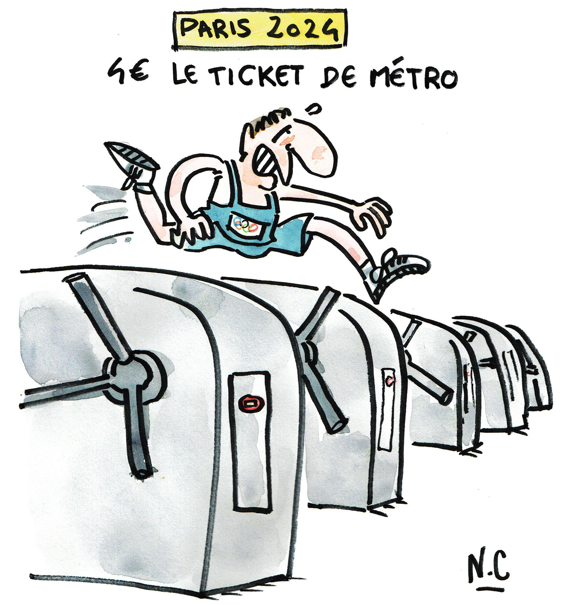 Paris 2024 - 4€ le ticket de métro