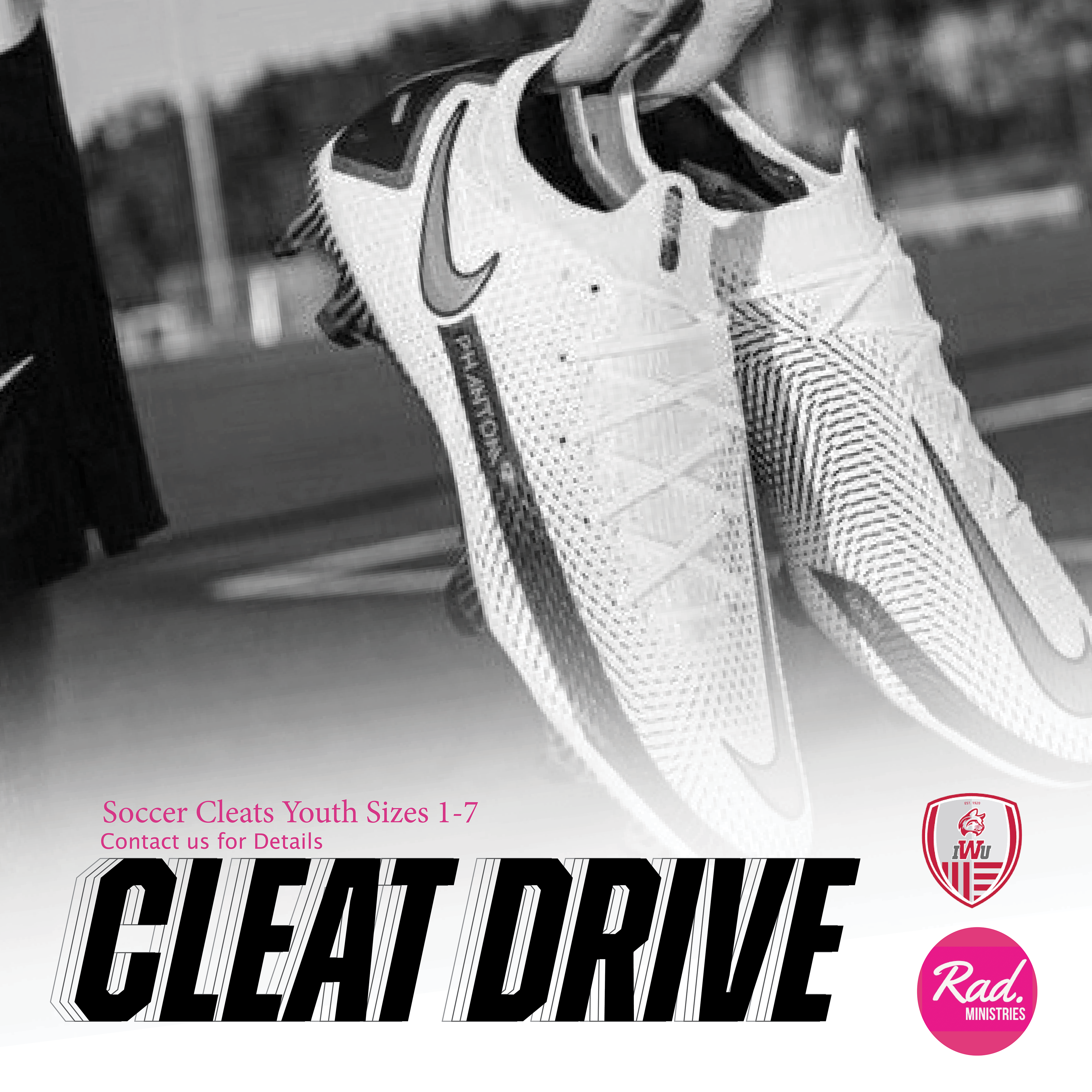 Soccer Cleat Fundraiser Advertisement